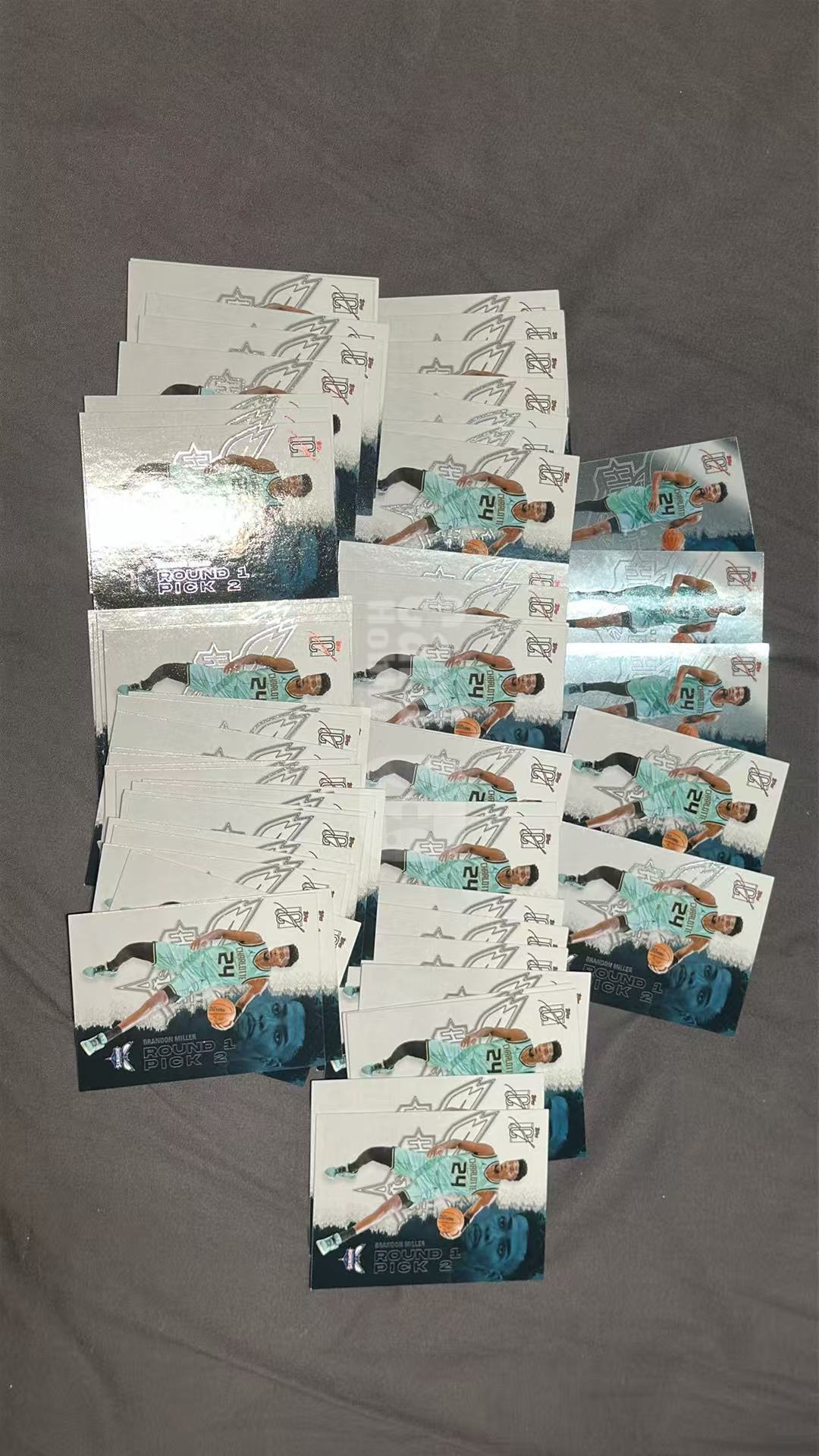 2026 Topps Signature Class Brandon Miller 【小猪包代卖】黄蜂 布兰登 米勒 chrome+ base 40张 lot 元年 凑套 冰山