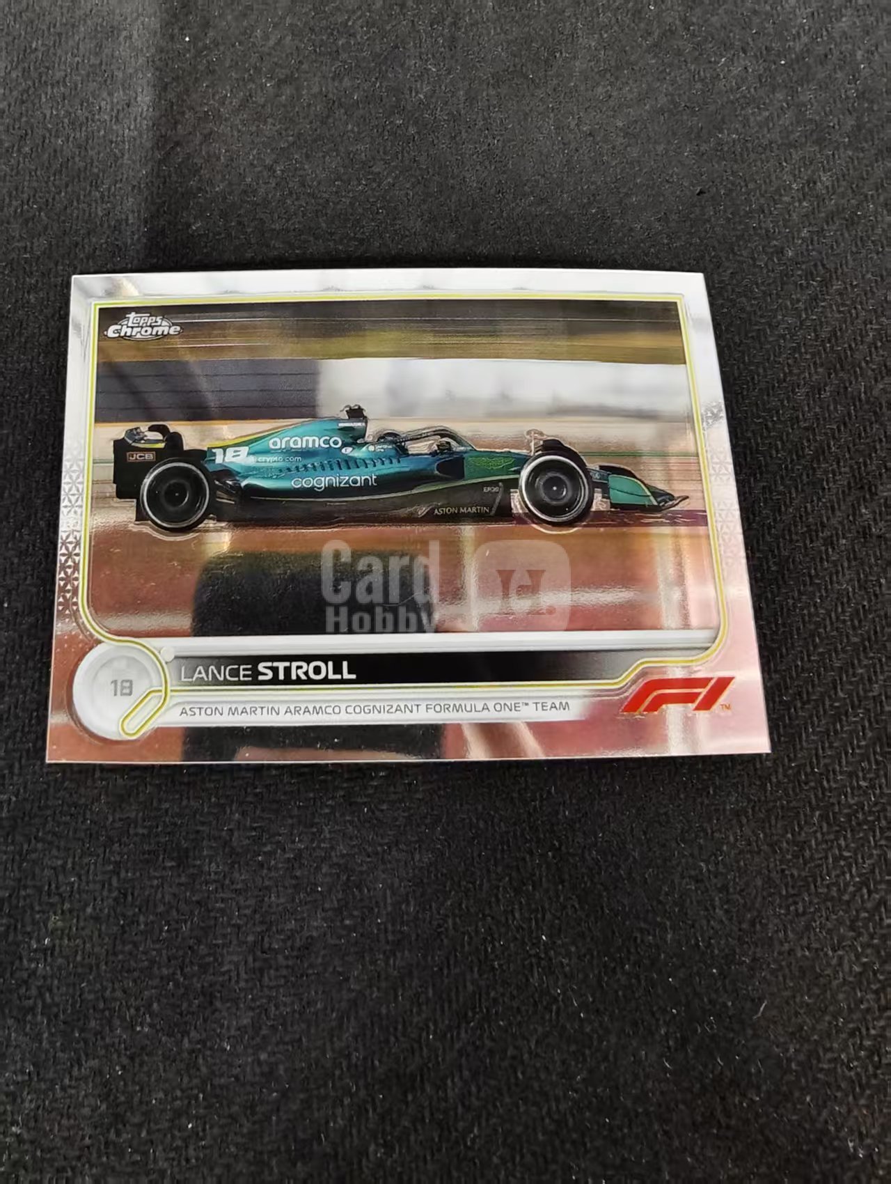 2022 Topps Chrome F1 Lance Stroll 兰斯 斯特罗尔 阿斯顿马丁 划痕 边角瑕疵 #114