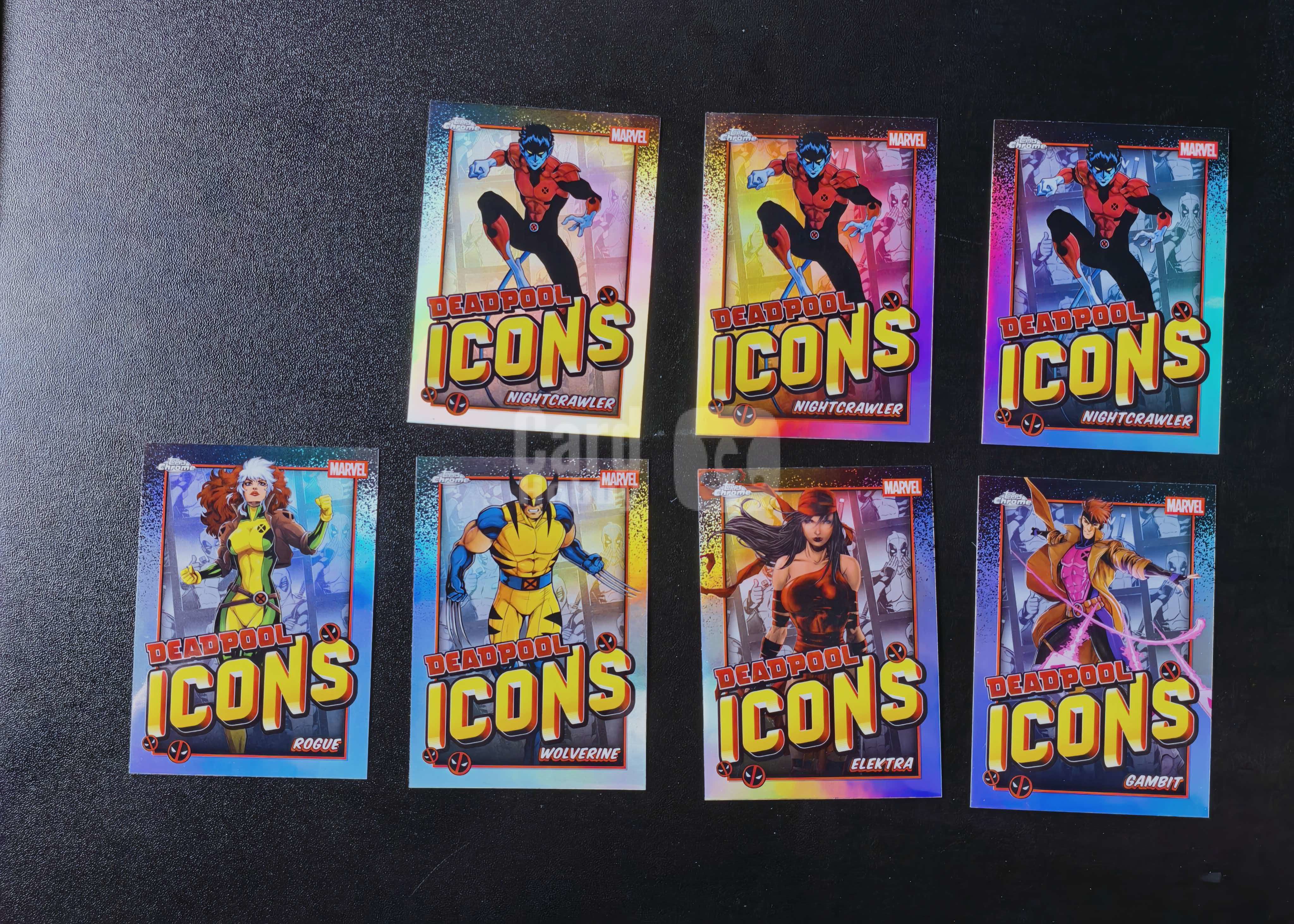 2025 Topps Chrome Marvel Deadpool 漫威 死侍与金刚狼 银折 7张打包出 卡品如图 拍前看描述 只合并当天 不累计