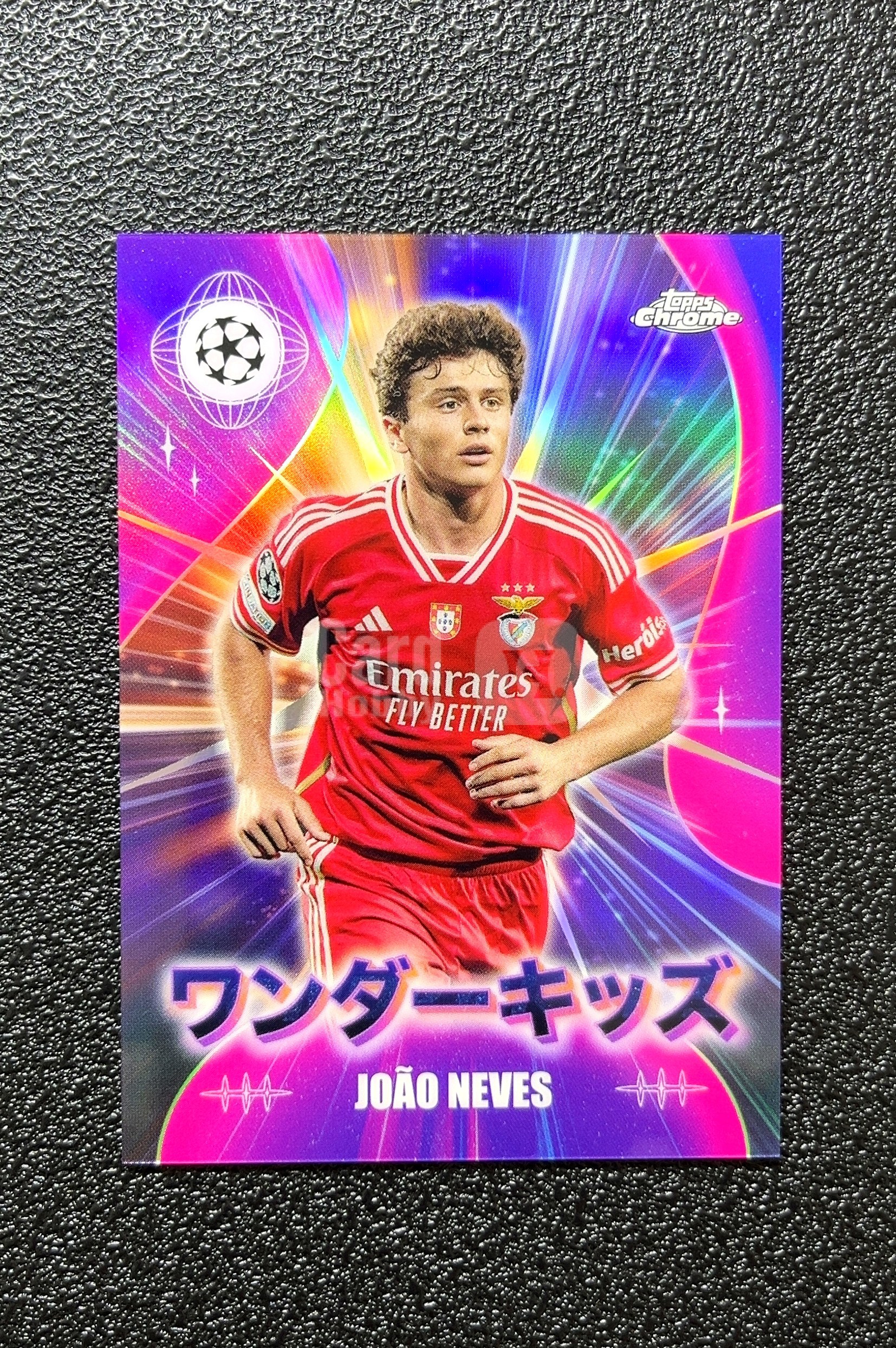 【小白1%代卖】2024 Topps Chrome Wonderkids 神奇小妖特卡 日版 Joao Neves 若昂 内维斯 紫折 折射 卡品如图 高价值 #WK-19 SL Jerli#22