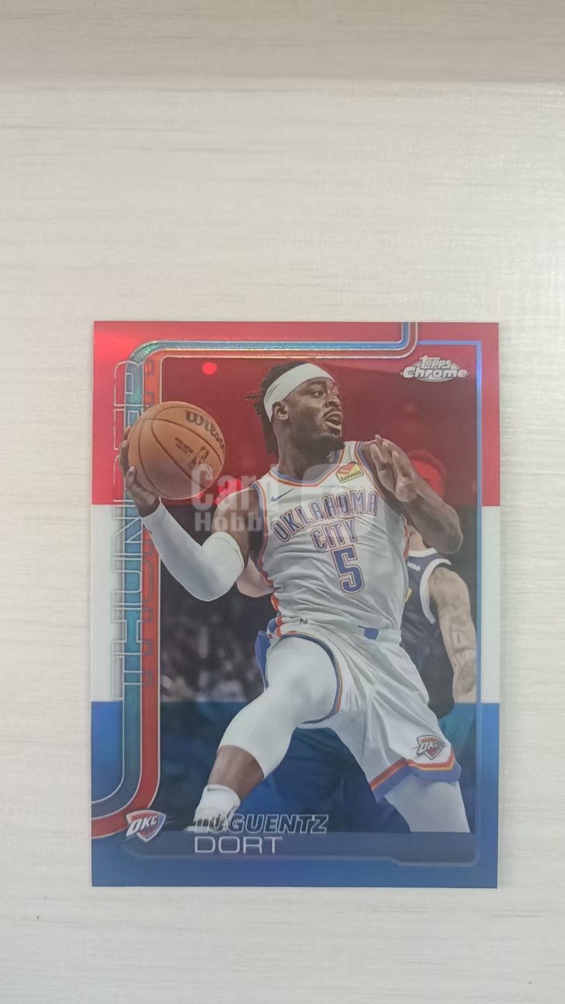 2025 Topps Chrome Luguentz Dort #177 雷霆 吕冈茨 多尔特 折射 三色折