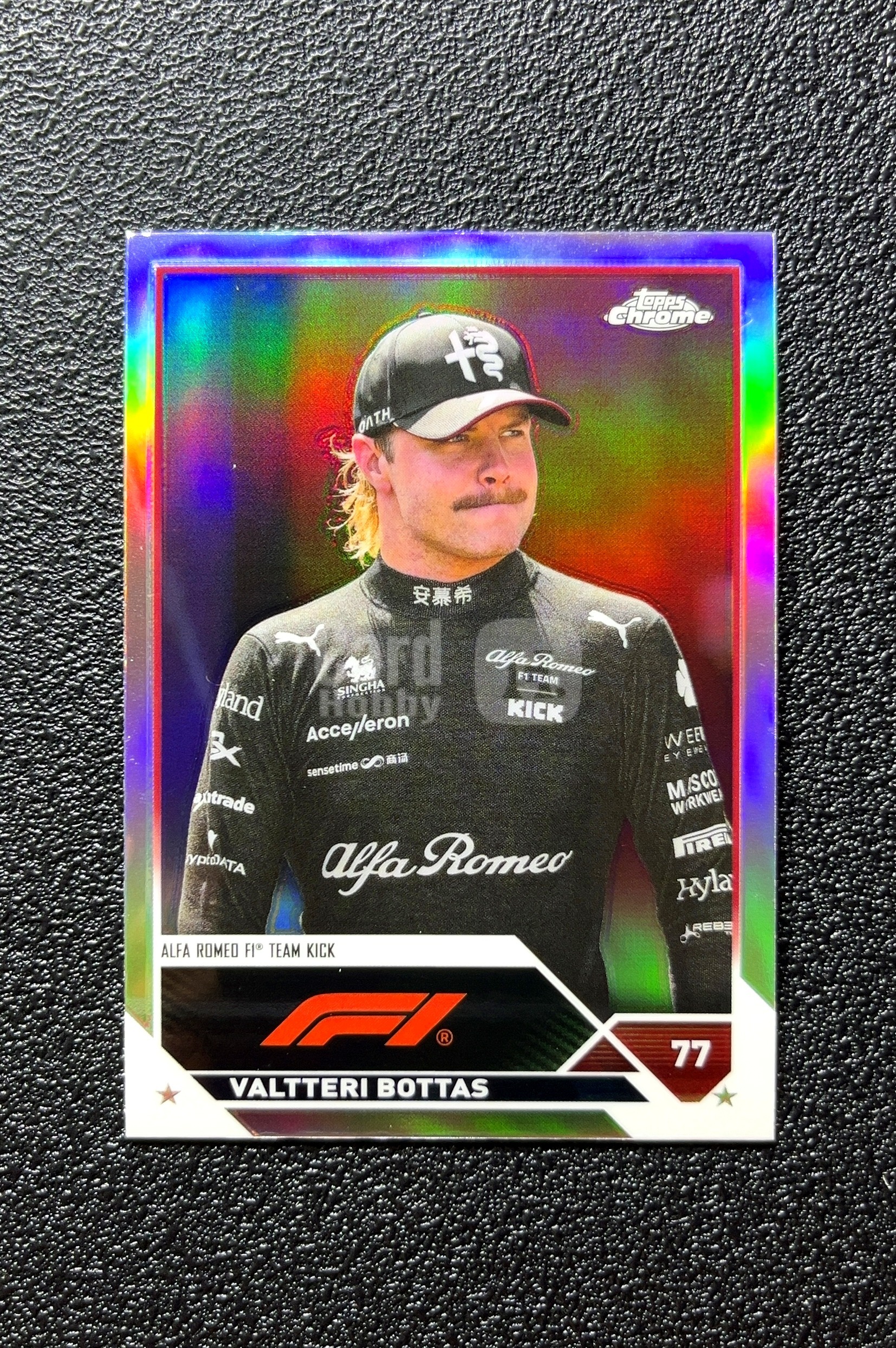 【小白1%代卖】2023 Topps Chrome Valtteri Bottas 瓦尔特利·博塔斯 银折 折射 卡品如图 高价值 #38 Alfa Romeo F1 Team 0806