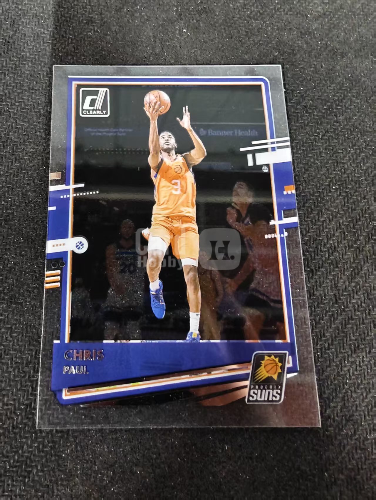 2020-21 Panini Clearly Donruss CHRIS PAUL 克里斯 保罗 CP3 太阳 杜蕾斯 胶片 划痕 边角瑕疵 #24