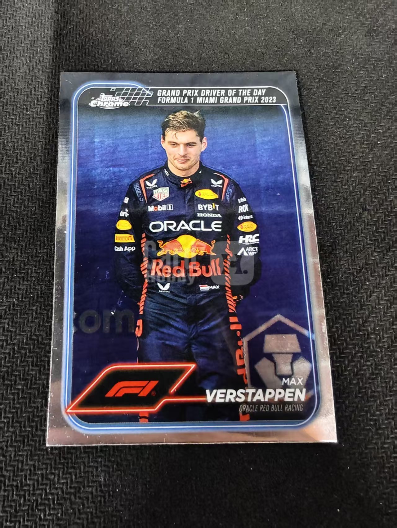2024 Topps Chrome F1 Max Verstappen 维斯塔潘 红牛 划痕 边角瑕疵 #163