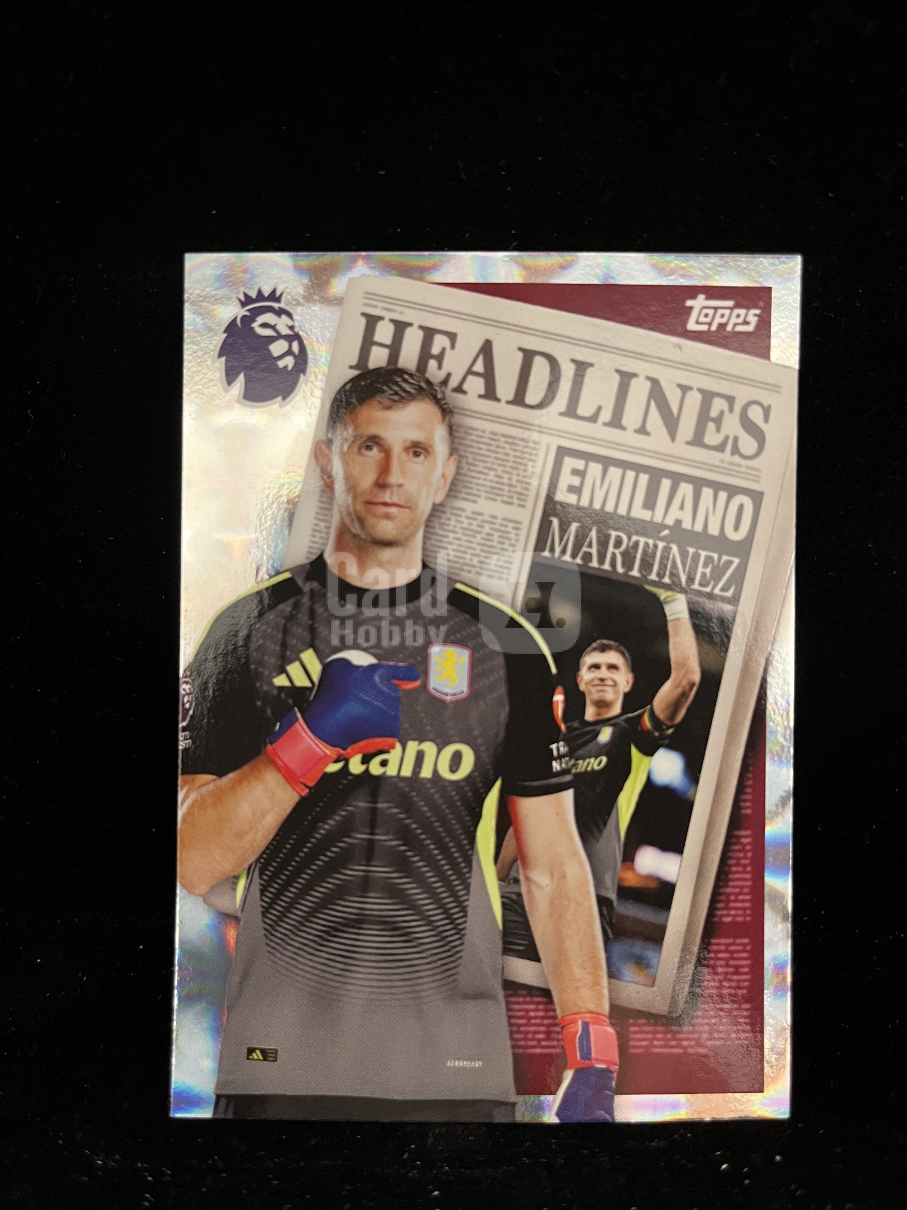 免费代拍 2025 Topps Premier League 英超 马丁内斯 Emiliano Martínez Headlines 折射 卡品如图#C696