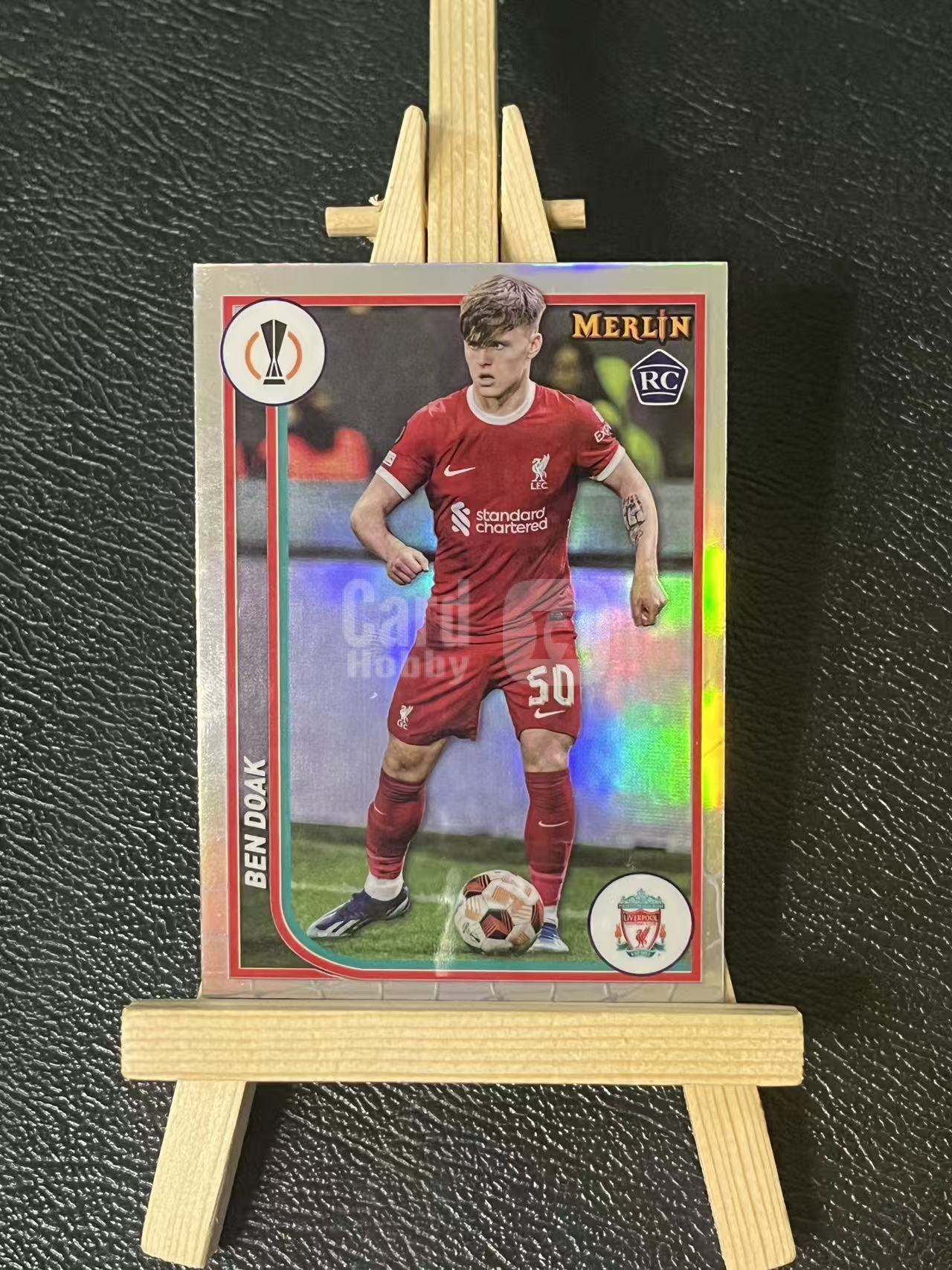 2024 Topps merlin Ben Doak RC 多克 新秀 利物浦 欧冠 梅林 银折 实卡精美 卡品如图 LZ5
