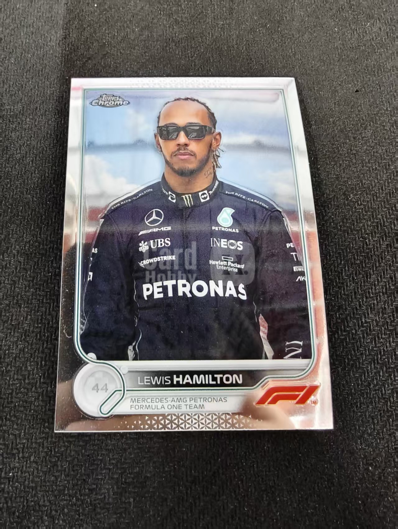 2022 Topps Chrome F1 Lewis Hamilton 刘易斯 汉密尔顿 AMG梅赛德斯奔驰 划痕 边角瑕疵 #6