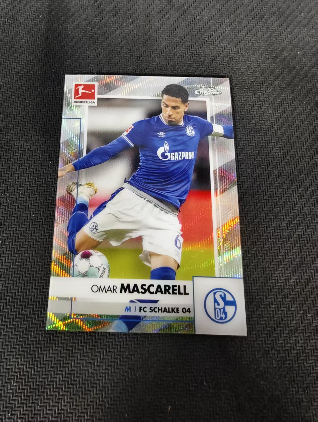 【可合并,不累计】2021 Topps Chrome MASCARELL 马斯卡雷尔 德甲 波纹折 250编