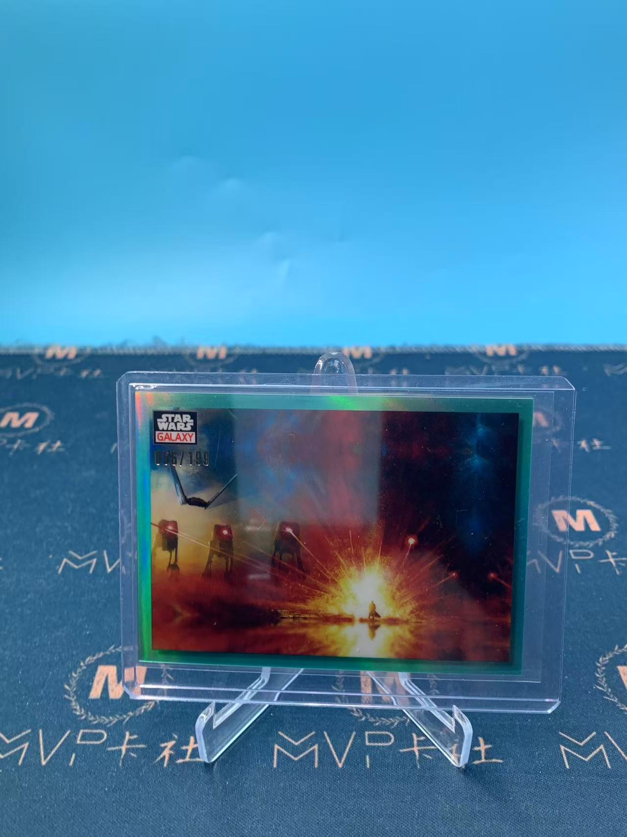 2023 Topps Star Wars 星球大战 【MVP拍卖】 /199编 青折射 Galaxy 凑套必备 漩涡