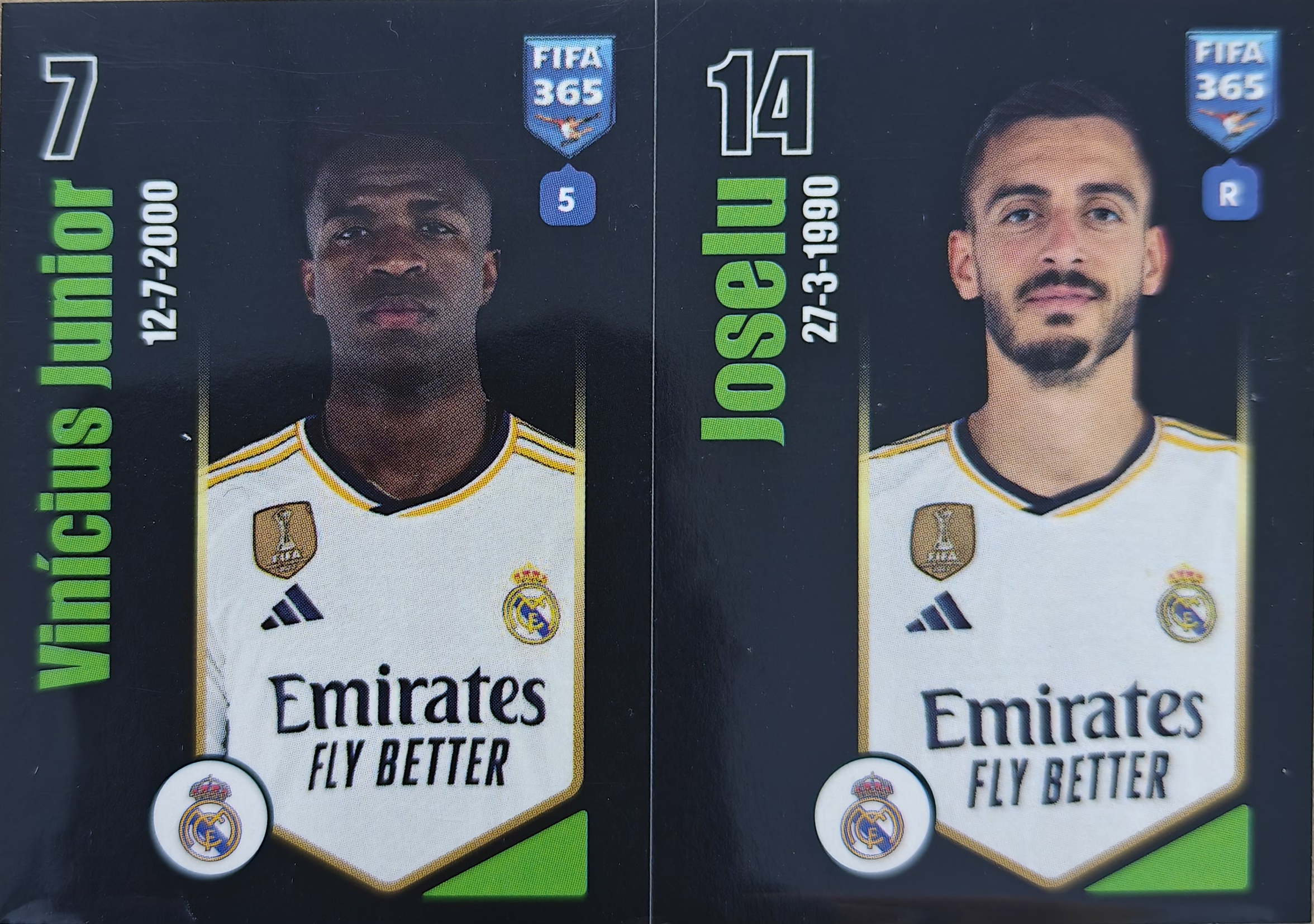 【k代拍】2023-24 Panini FIFA 365 Vinicius Junior 贴纸