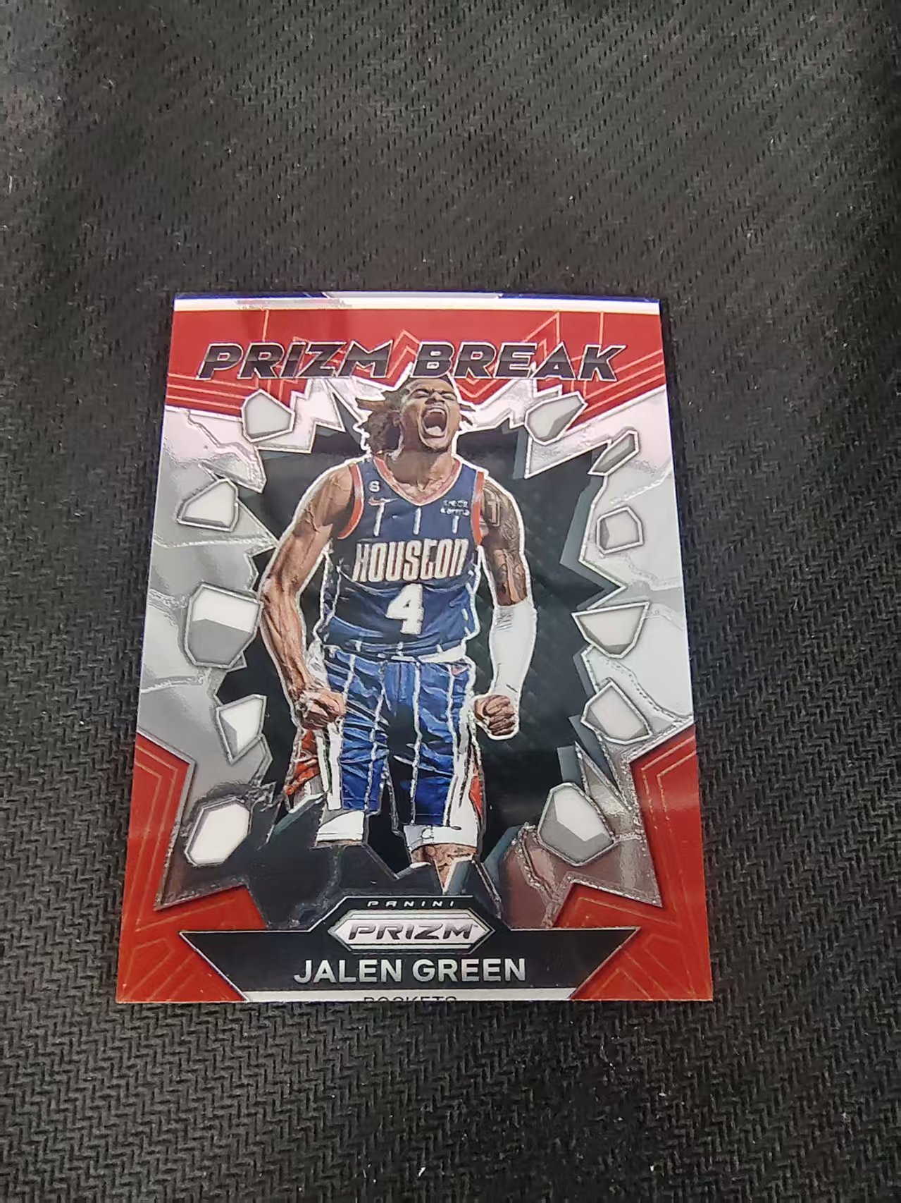 【可合并,不累计】2023-24 Panini Prizm Jalen Green 杰伦 格林 火箭 break特卡 PZ 划痕 边角微瑕 介意勿拍 #11