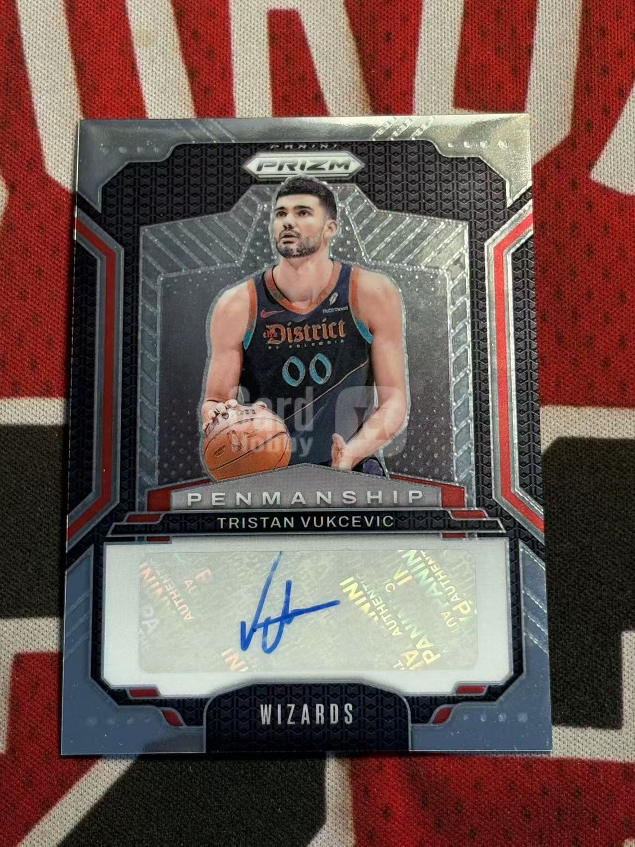 2023-24 PANINI PRIZM PZ系列 Tristan VukCeviC 奇才 新秀RC 特里斯坦武克切维奇 签字卡 正新秀书法签 新秀签 专收凑套必备【烂臭嘴拍卖】