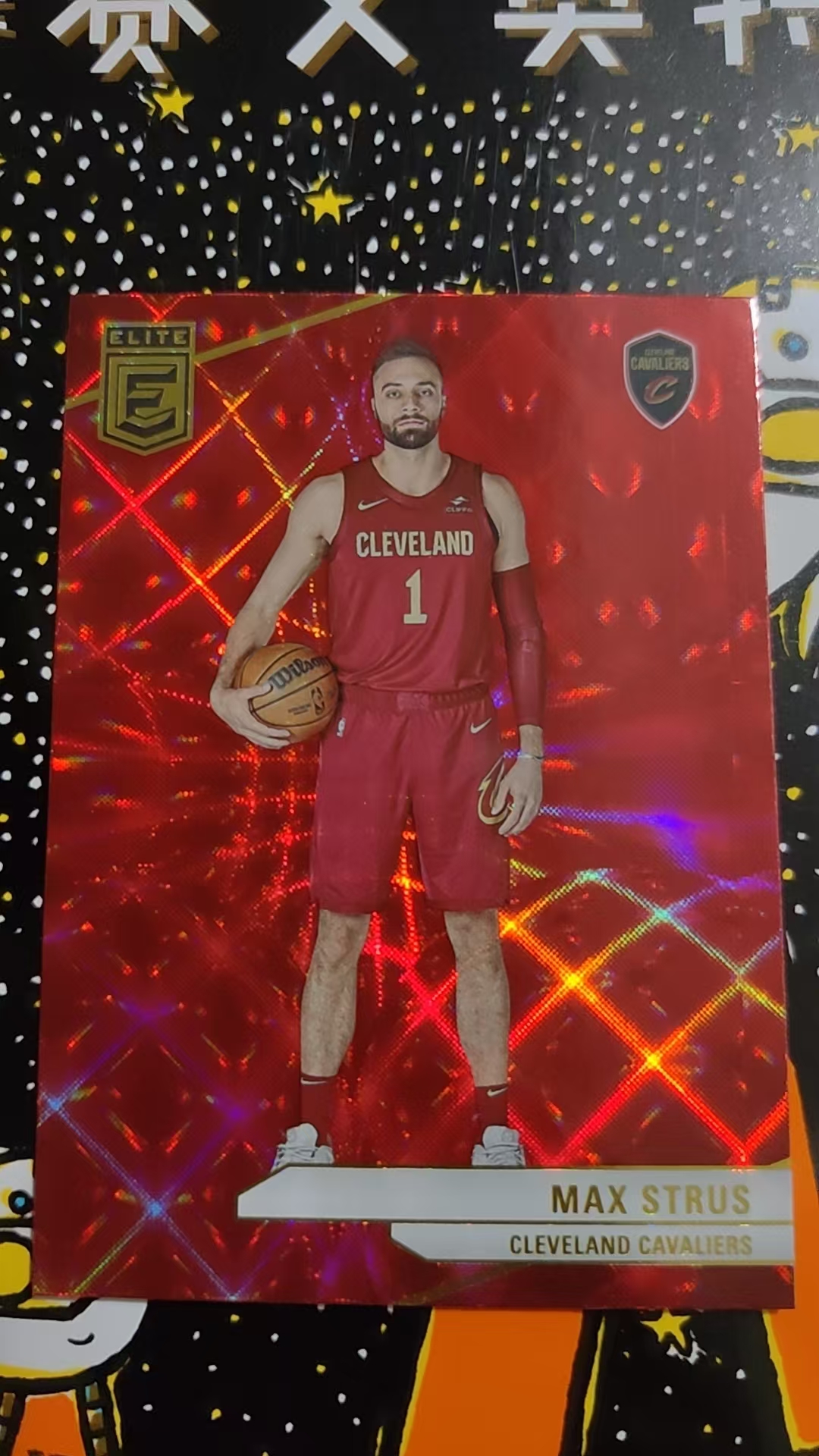 2023-24 Panini ELITE Max Strus 马克斯 斯特鲁斯 骑士队 红折 折射 硬通货 卡品精美 凑套必备 收藏必备