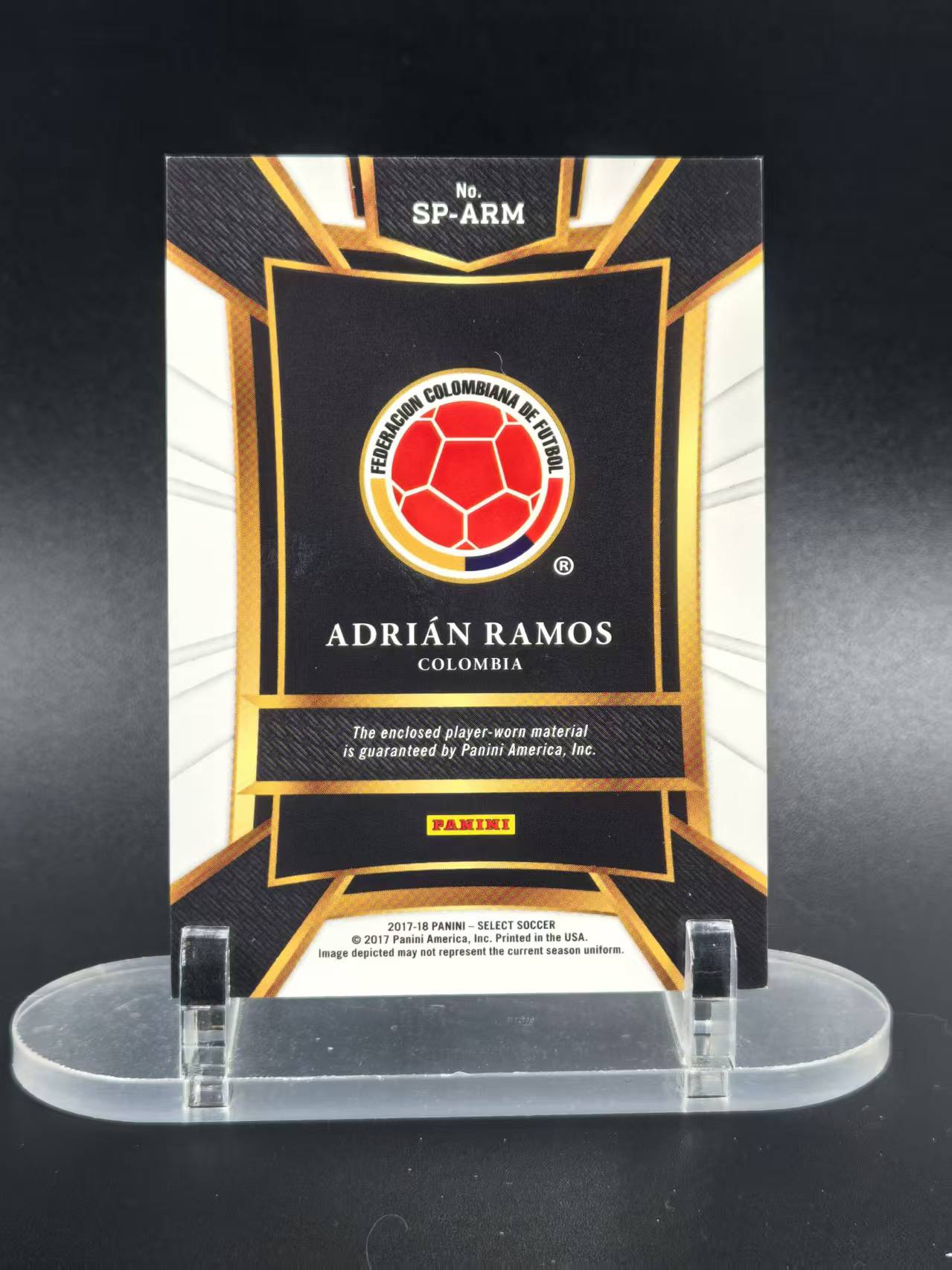 2017-18 Panini Select Adrian Ramos #SP-ARM 阿德里安 拉莫斯 哥伦比亚 多特蒙德 落场球衣