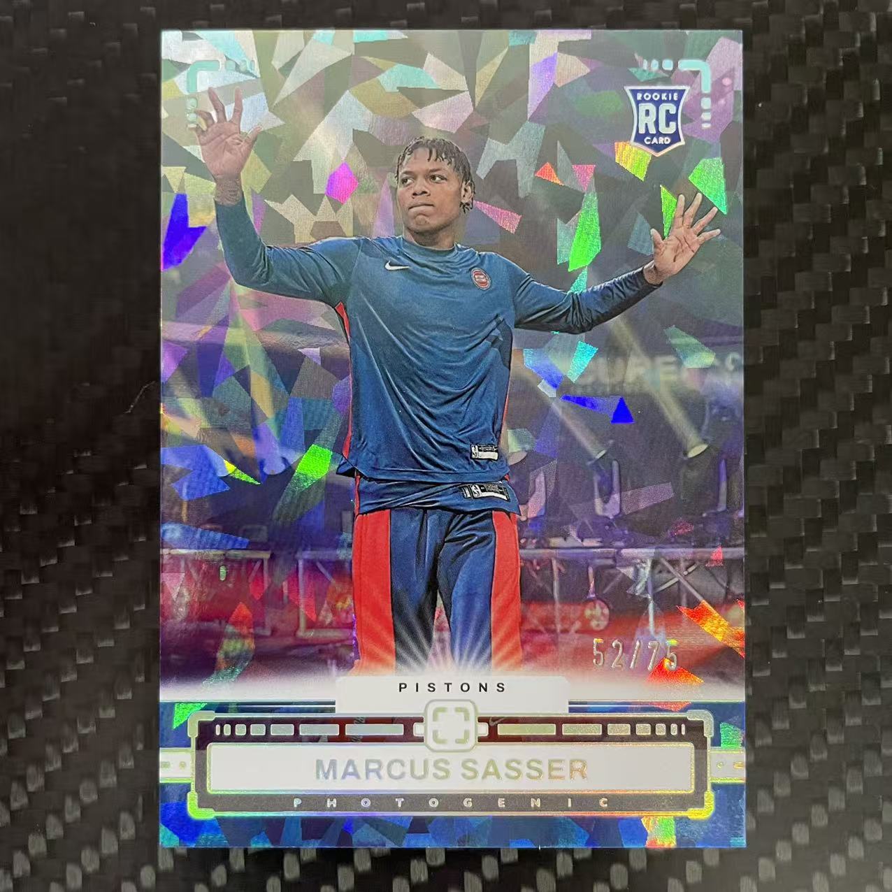 2023-24 Panini Photogenic Marcus Sasser RC 【杰克森拍卖】马库斯 萨瑟 活塞 新秀 75编 碎冰折 雕哥
