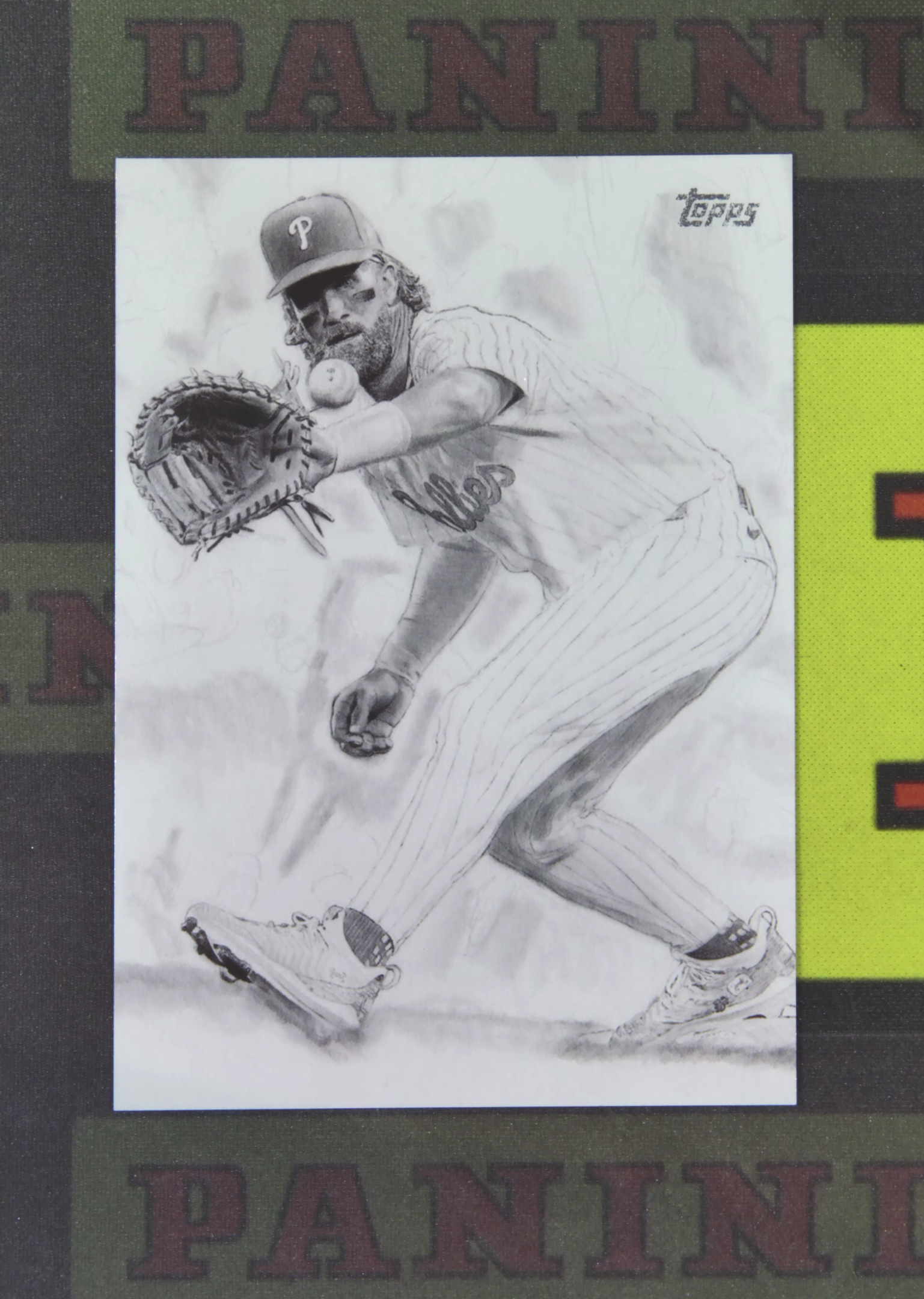 2025 Topps Update Bryce Harper Nirvana Project 布莱斯 哈珀 费城费城人 素描特卡 画师 大比例 SSP 卡品如图 收藏必备 panpan¥