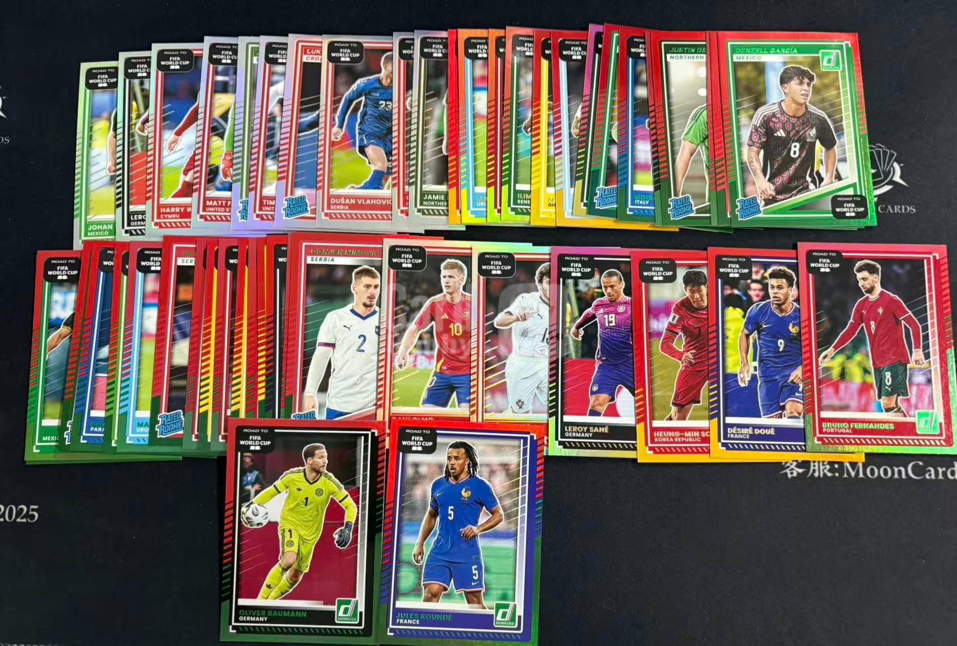 【梦卡拍卖】2026 Panini FIFA World 世界杯之路 银折 红金折 红绿折 一图打包 萨内 杜埃 B费 孔德  孙兴慜 #DD# BT蒯