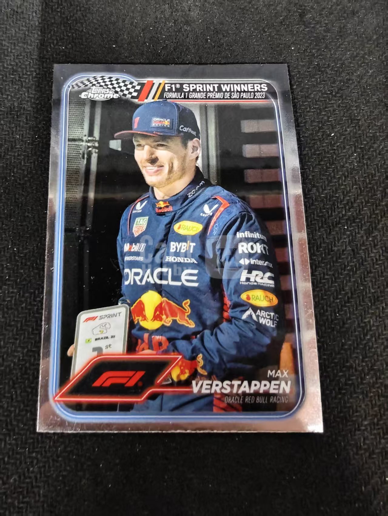 2024 Topps Chrome F1 Max Verstappen 维斯塔潘 红牛 划痕 边角瑕疵 #153