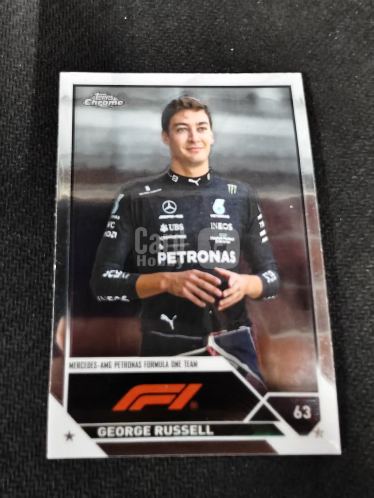 2023 Topps Chrome F1 George Russell 乔治 拉塞尔 梅赛德斯车队 划痕 边角瑕疵 #15