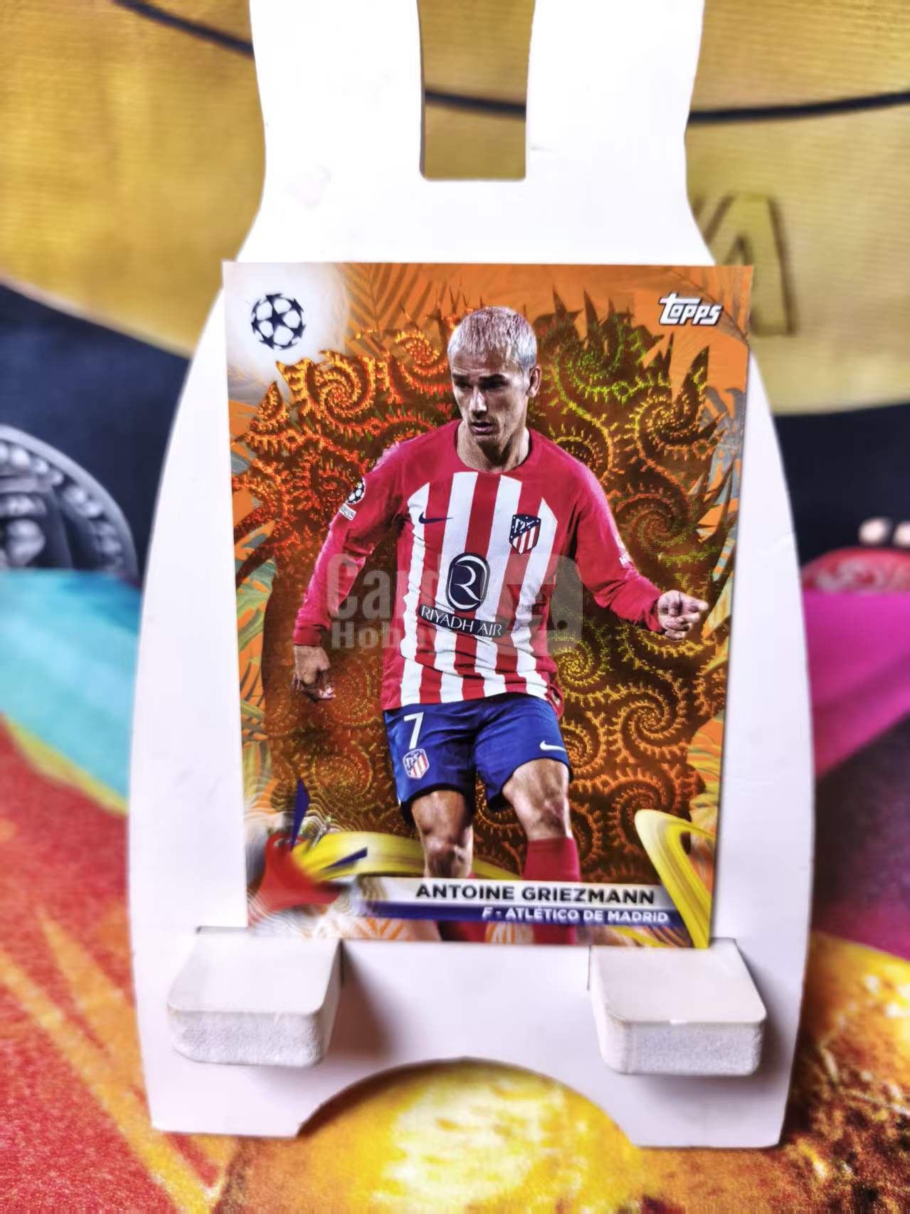 2024-25 topps 巴西狂欢限定 Antoine Griezmann 欧冠巴西盒 格列兹曼 25编 橙折 法国 马竞 收藏必备