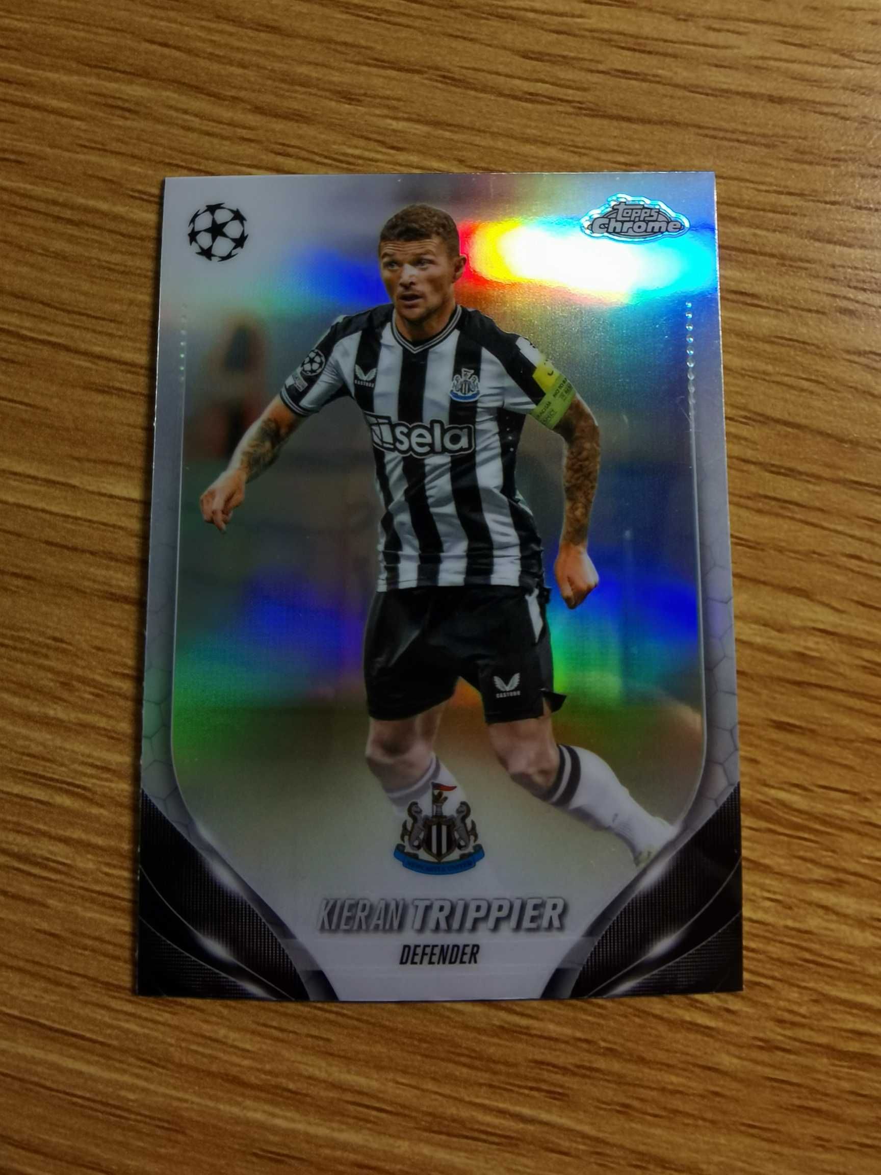 2024 Topps Chrome Kieran Trippier 欧冠 tc 纽卡斯尔 特里皮尔 银折 折射