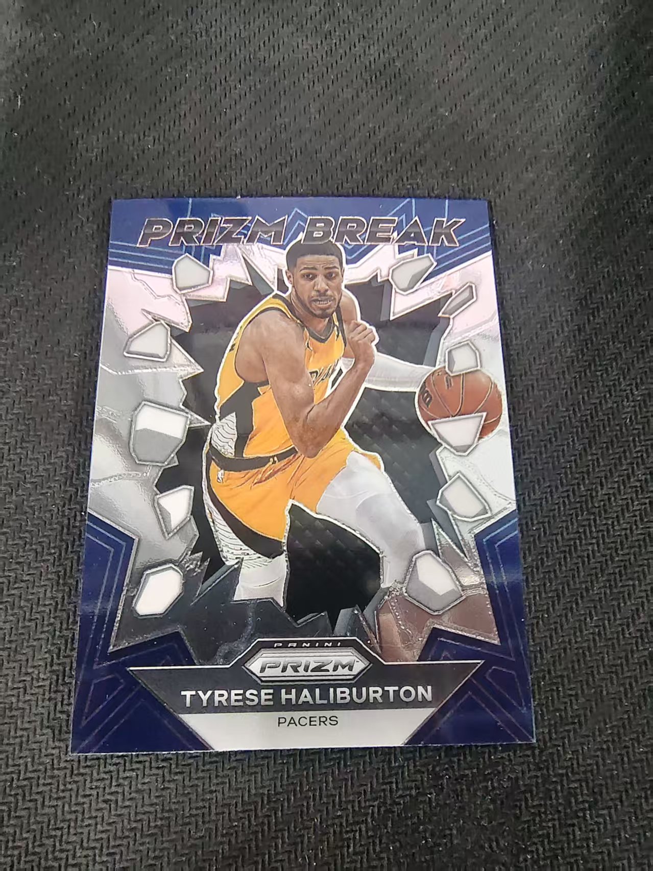 【可合并,不累计】2023-24 Panini Prizm Tyrese Haliburton 泰雷塞 哈利伯顿 国王 break特卡 PZ 划痕 边角微瑕 介意勿拍 #17