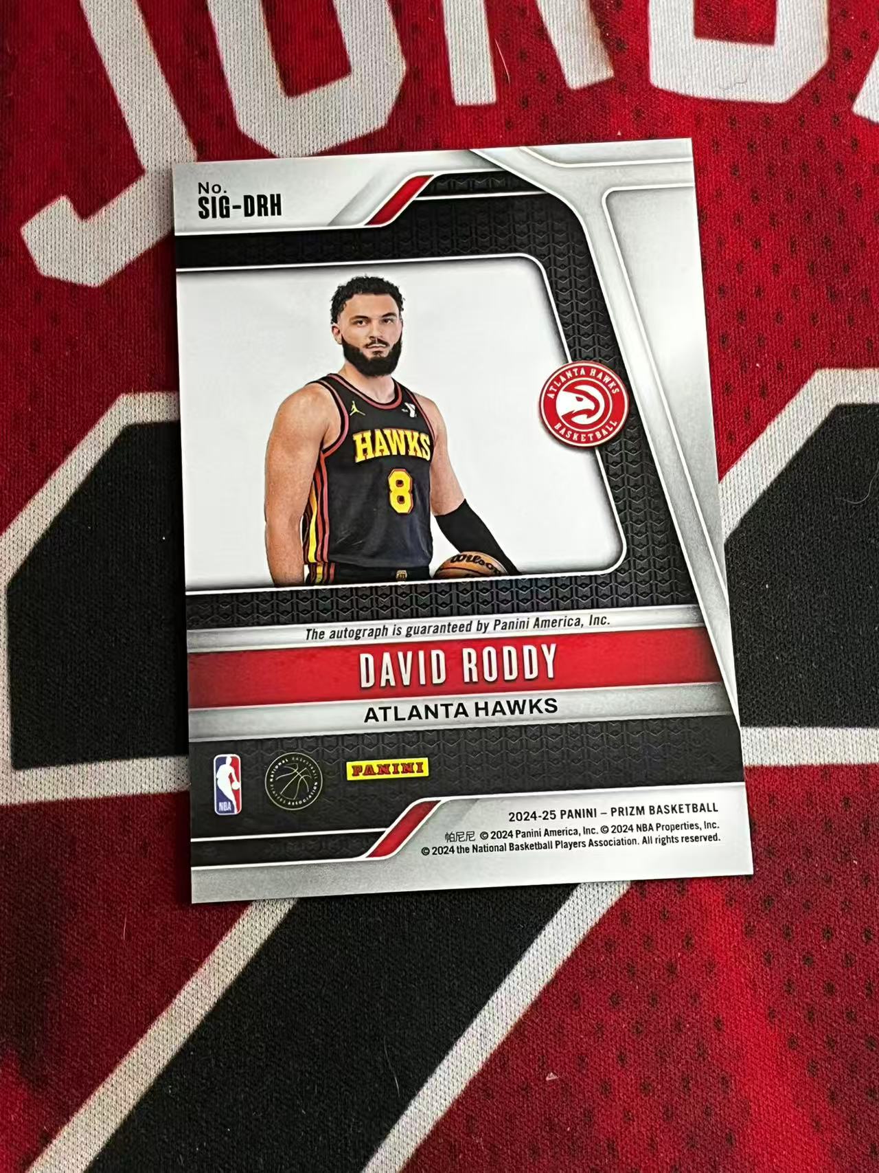 【接寄拍费率低至5%含卡淘手续费】2024-25 PANINI PRIZM PZ系列 老鹰 大卫罗迪 签字卡 专收凑套必备【烂臭嘴拍卖】