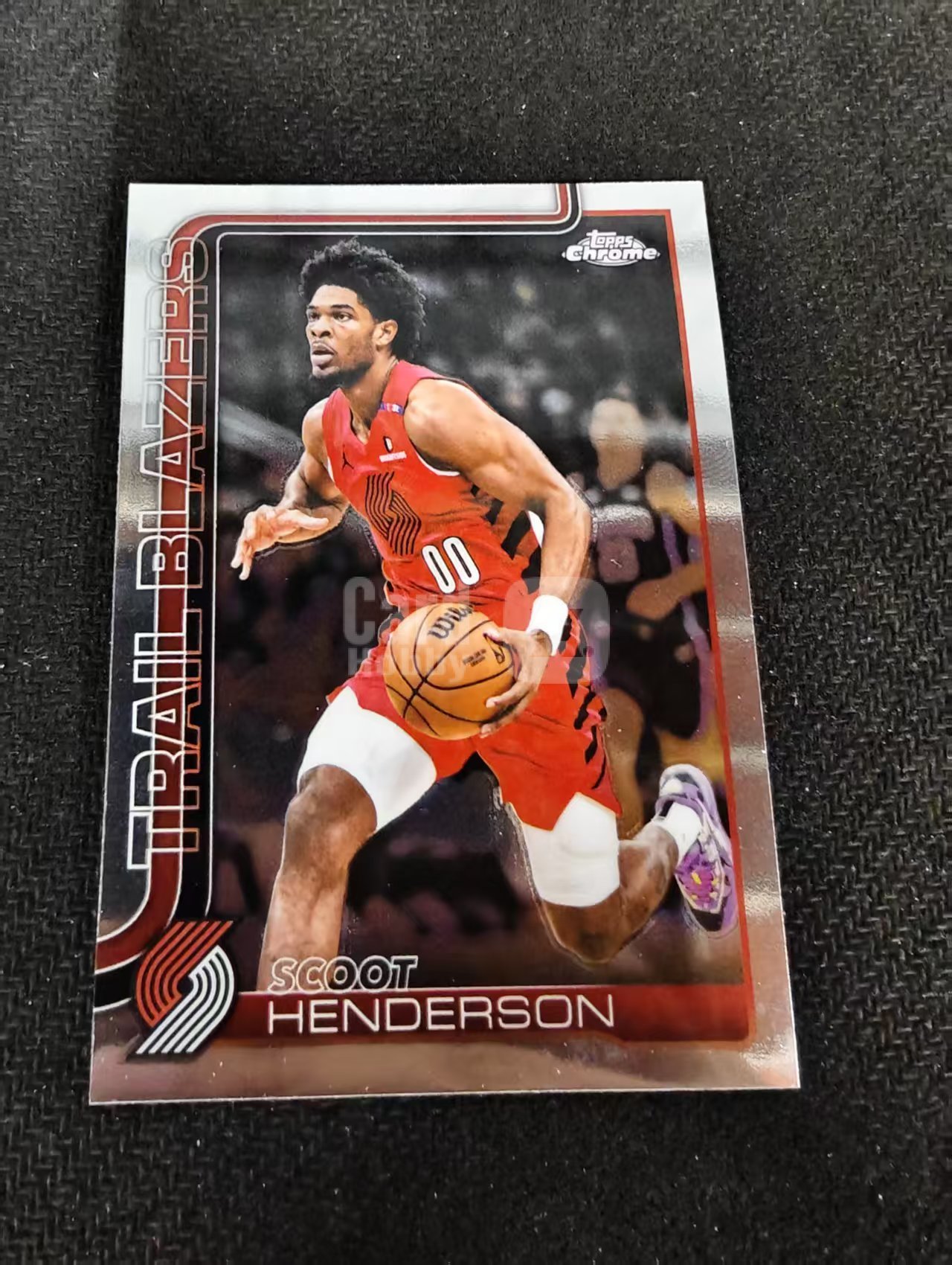 2026 Topps Chrome Update Scoot Henderson 开拓者 斯库特 亨德森 TCU 划痕 边角瑕疵 #85