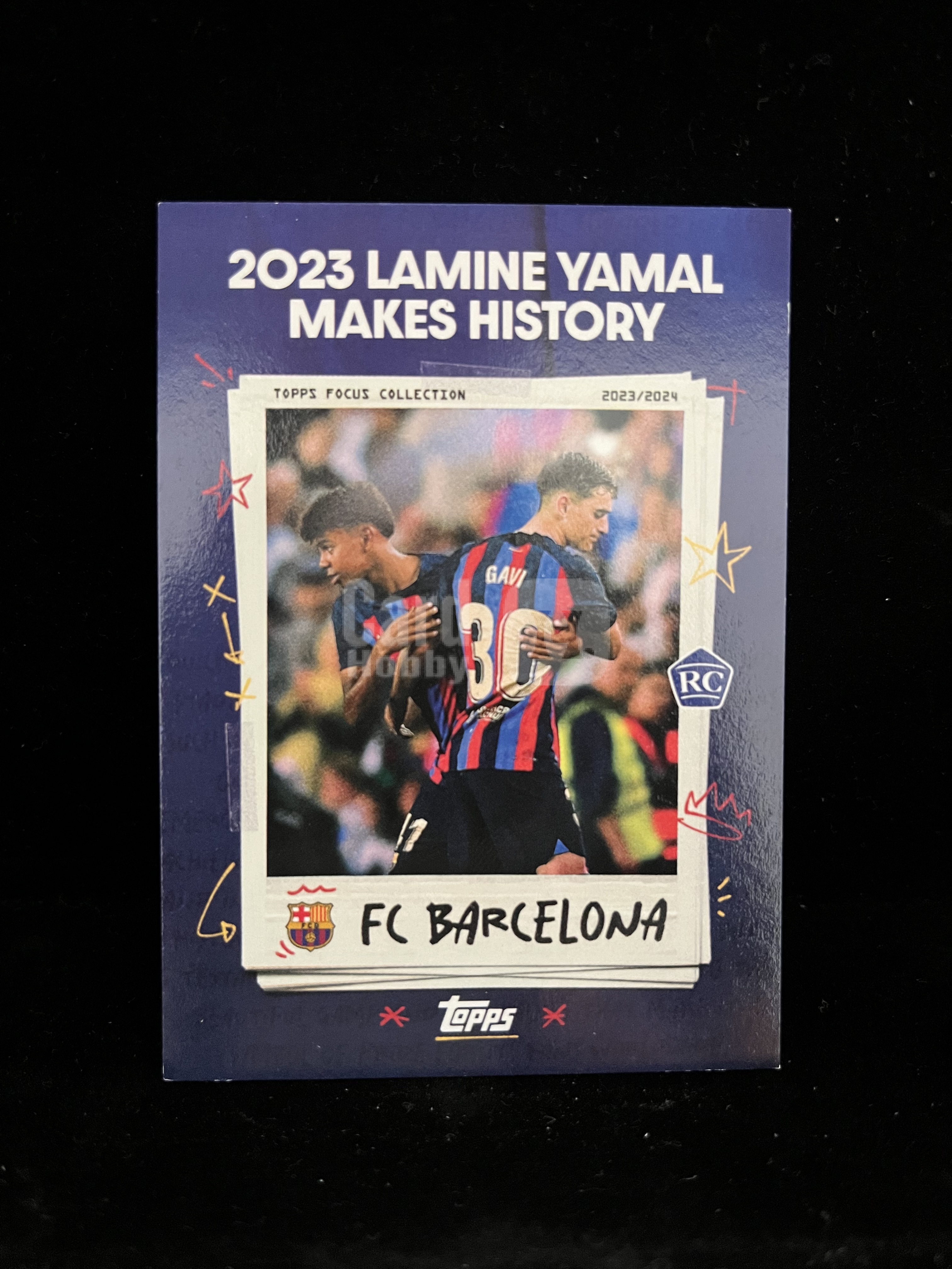 免费代拍 2023 Topps Focus Collection 西甲 亚马尔 Lamine Yamal RC 卡品如图#A581