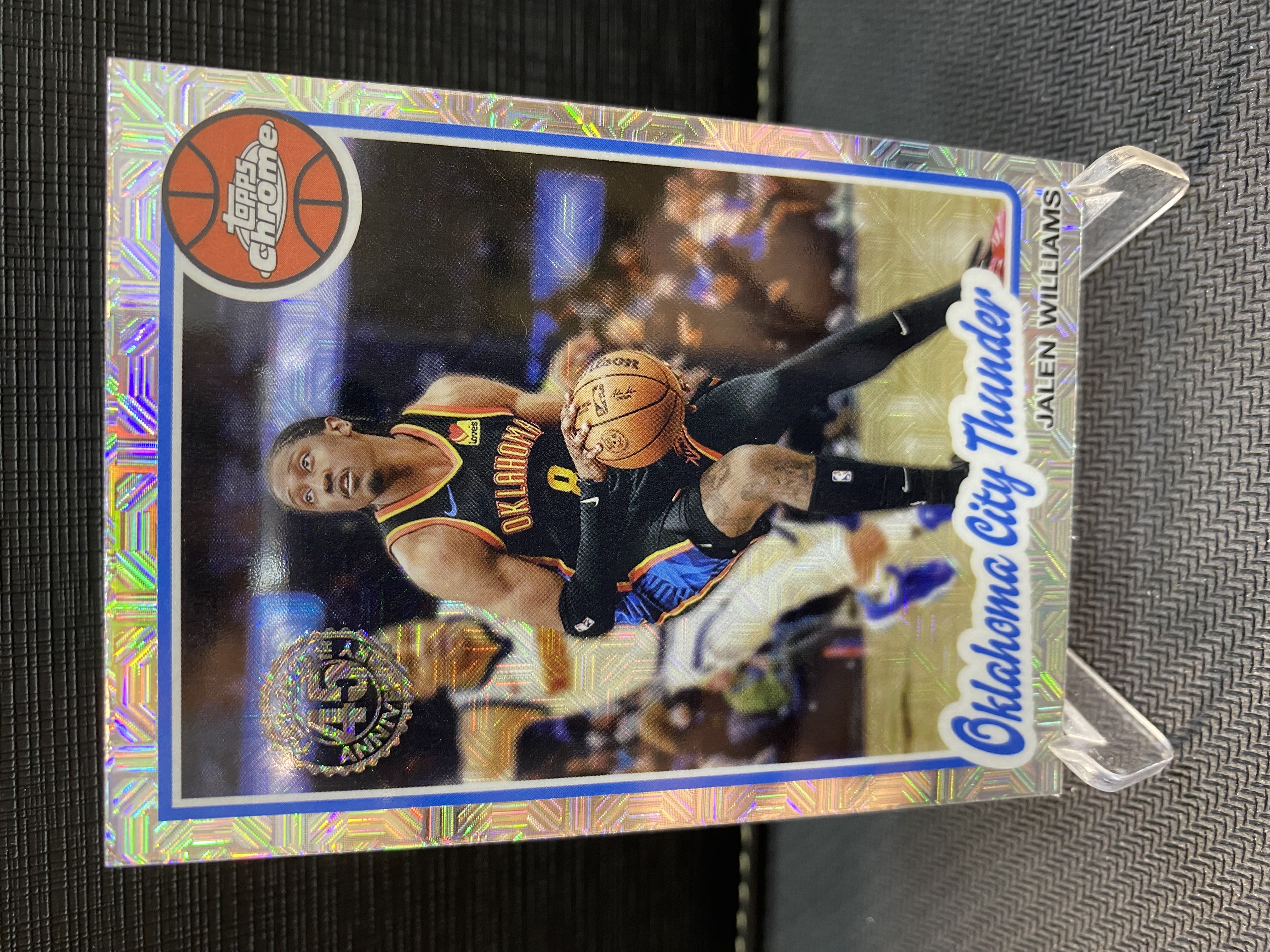 2025-26 Topps flagship Jalen Williams mojo折 复古1980 45周年 雷霆 杰伦 威廉姆斯 收藏必备 卡品如图 -ZC-【乌苏拍卖】