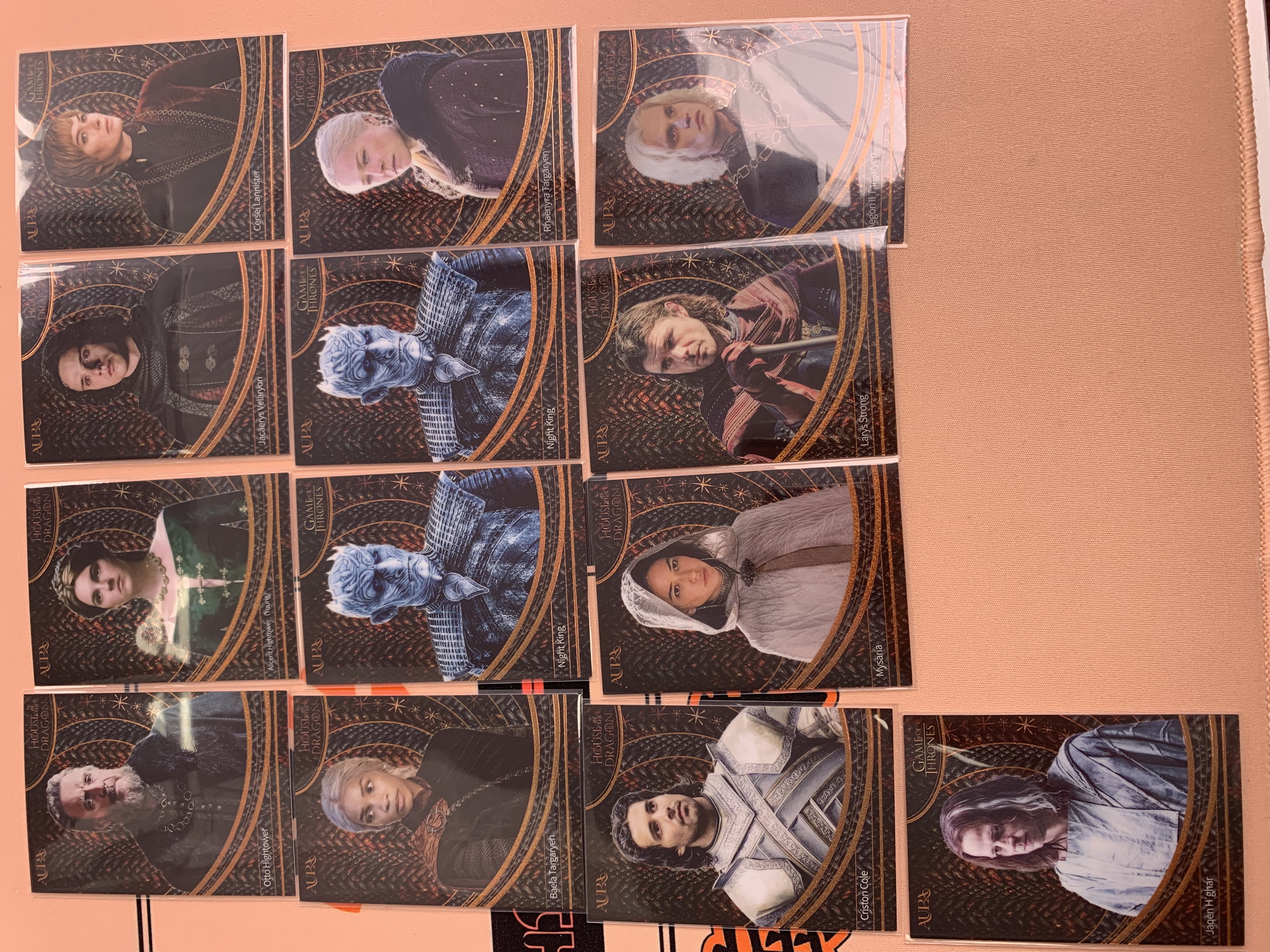 2025 Kakawow 权力的游戏 权游aura 13张lot 龙折/250 卡品如图 关联:龙妈 雪诺 弥桑代 迪士尼 topps