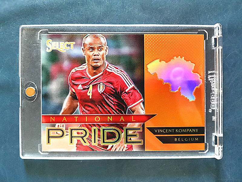 2015-16 panini 元年 select 文森特·孔帕尼 限量149张 橙折 (( 大比例 地图 特卡 品好,搏psa10分 )) ebay飞天价