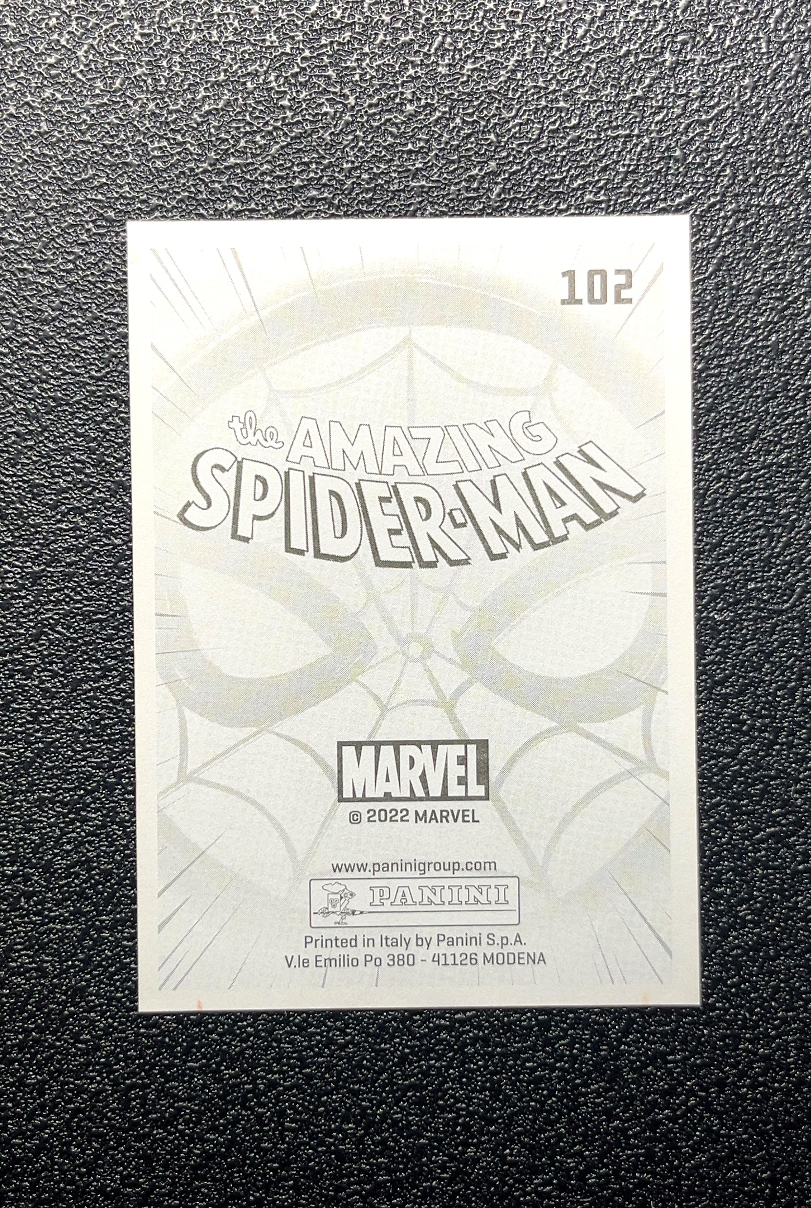 【岛屿拍卖】2022 Panini Spider-man 蜘蛛侠 卡品如图 高价值 #102 0006#606
