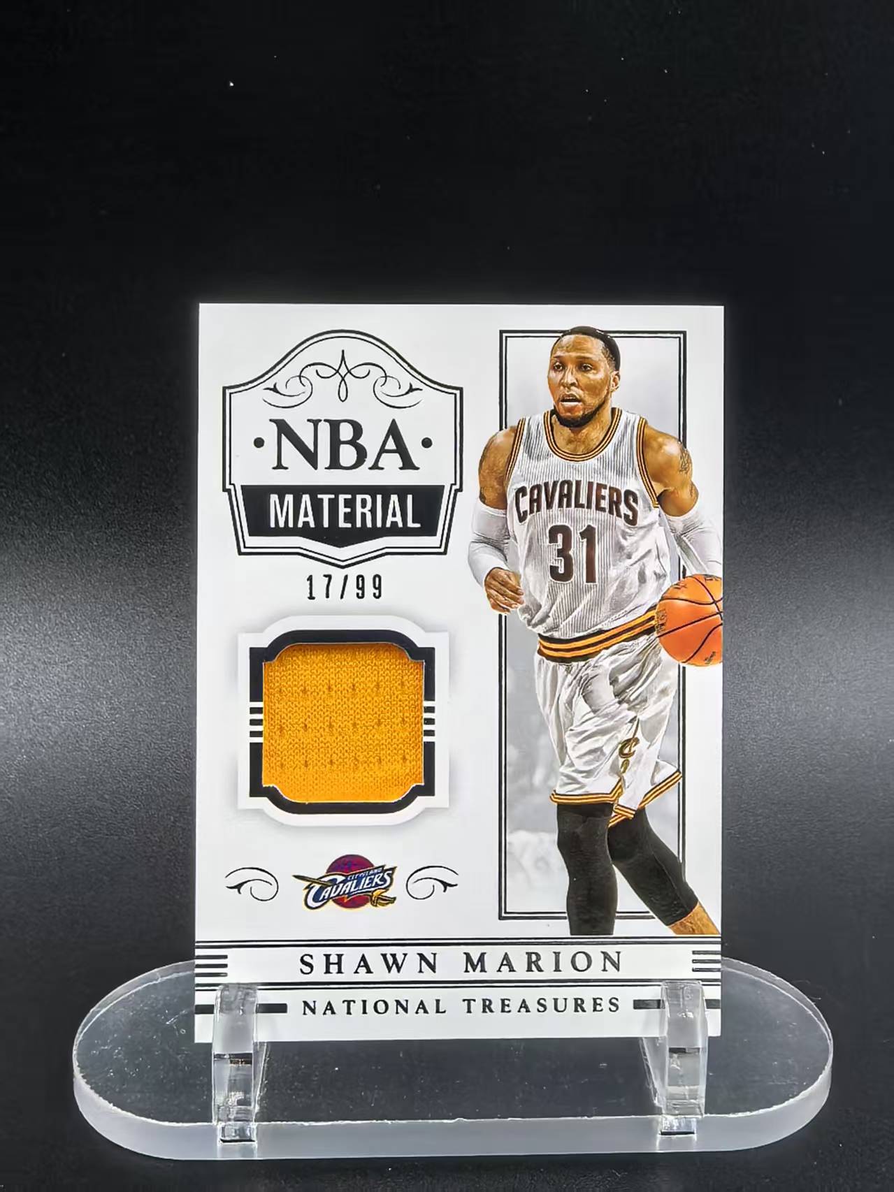 2014-15 Panini National Treasures Shawn Marion #NBA-SM 肖恩马里昂 骑士 落场球衣 国宝 17/99编