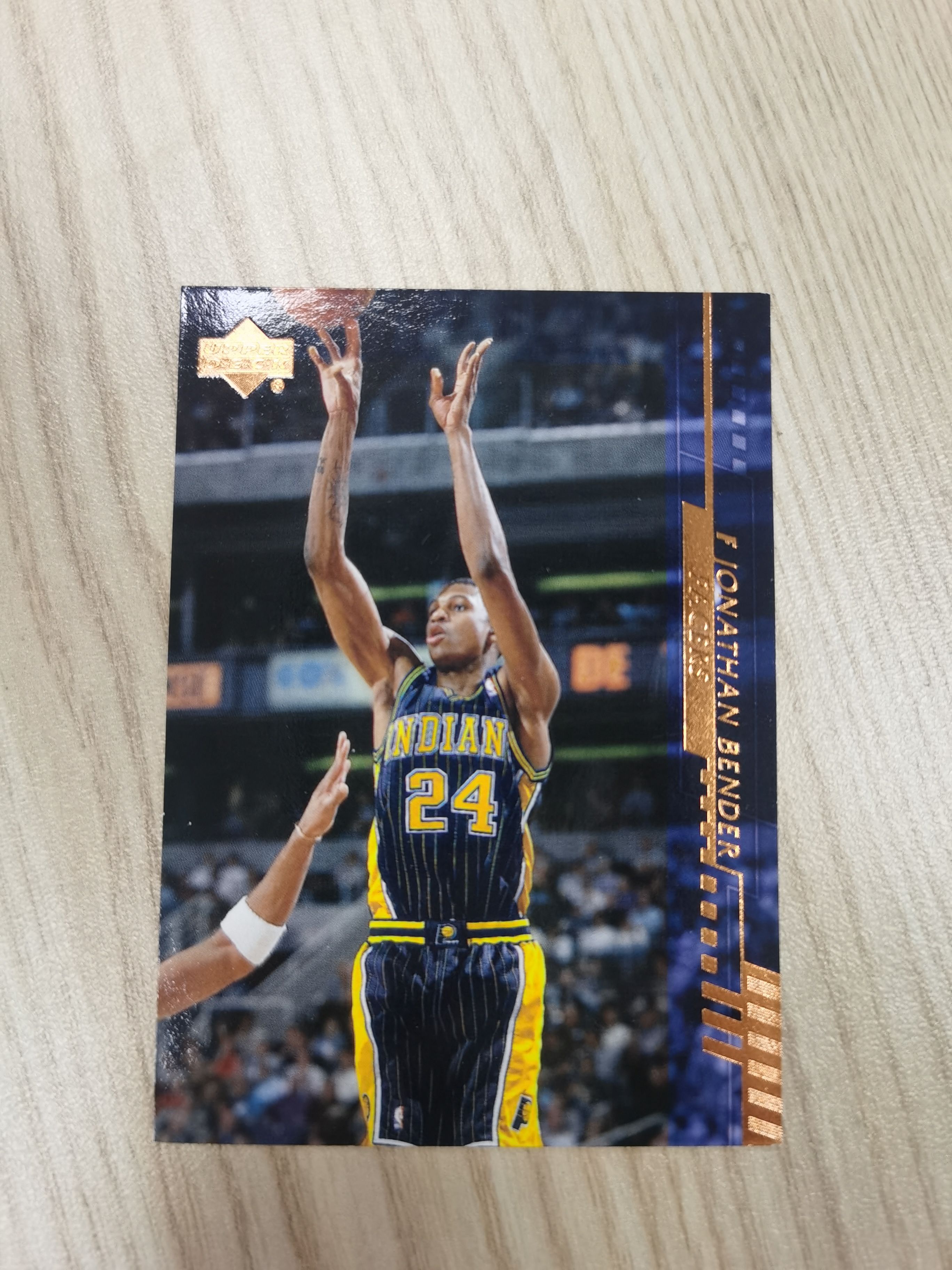 2000-01 Upper Deck Base Jonathan Bender 2000-01 乔纳森-本德 UD 铜标 步行者 硬通货 极具收藏价值