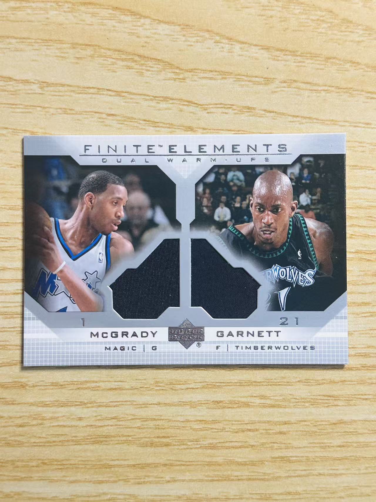 2003 Upper Deck nba Tracy McGrady 嘿嘿代卖 UD 麦迪 加内特 双人 球衣 物料 魔术 森林狼 名宿 收藏必备