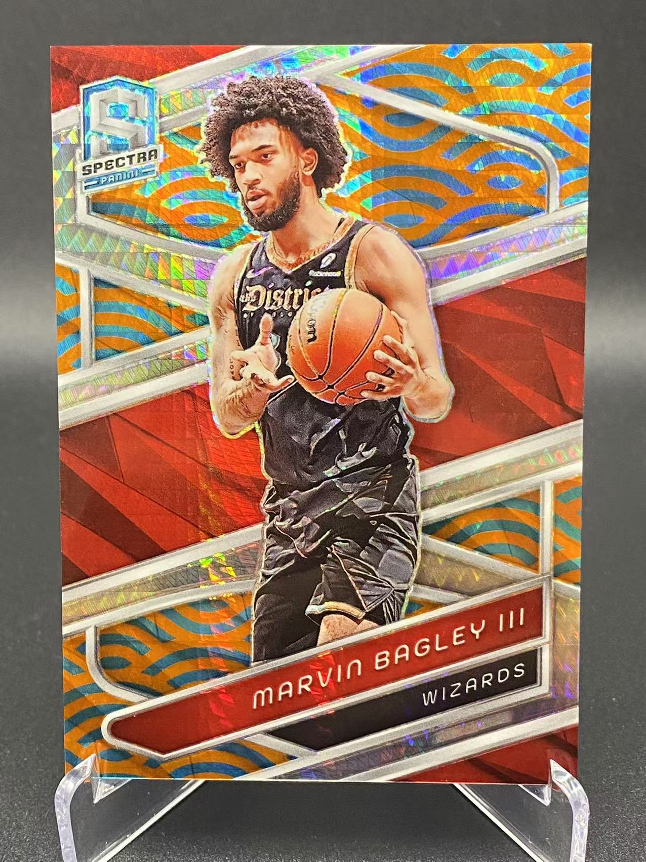 2023-24 【六六代卖 预付快速回款】 Spectra Marvin Bagley III 马文巴格利 奇才 03/25编 祥云折射 Base(haow)