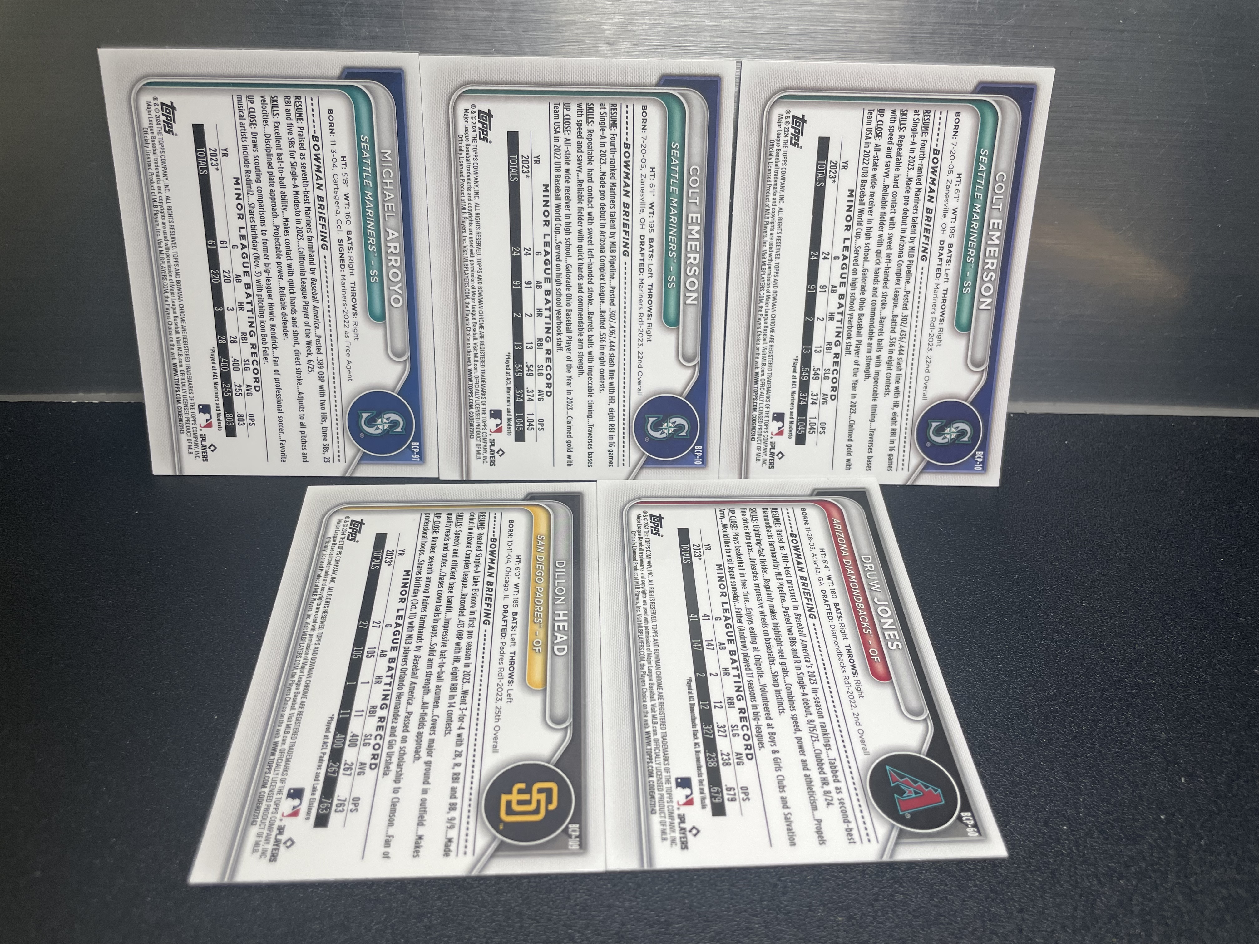 (C3) 2024 TOPPS 棒球 折射 一图 打包 实卡好看 收藏凑套必备 卡品如图 !!!