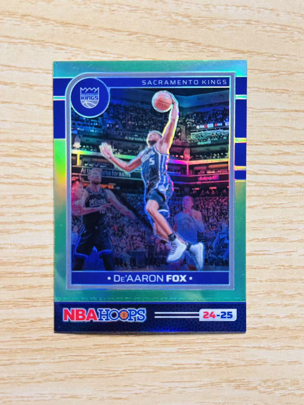 2024-25 Panini NBA Hoops De'Aaron Fox 嘿嘿代卖 达龙 福克斯 绿折 149编 国王 狐狸 收藏必备