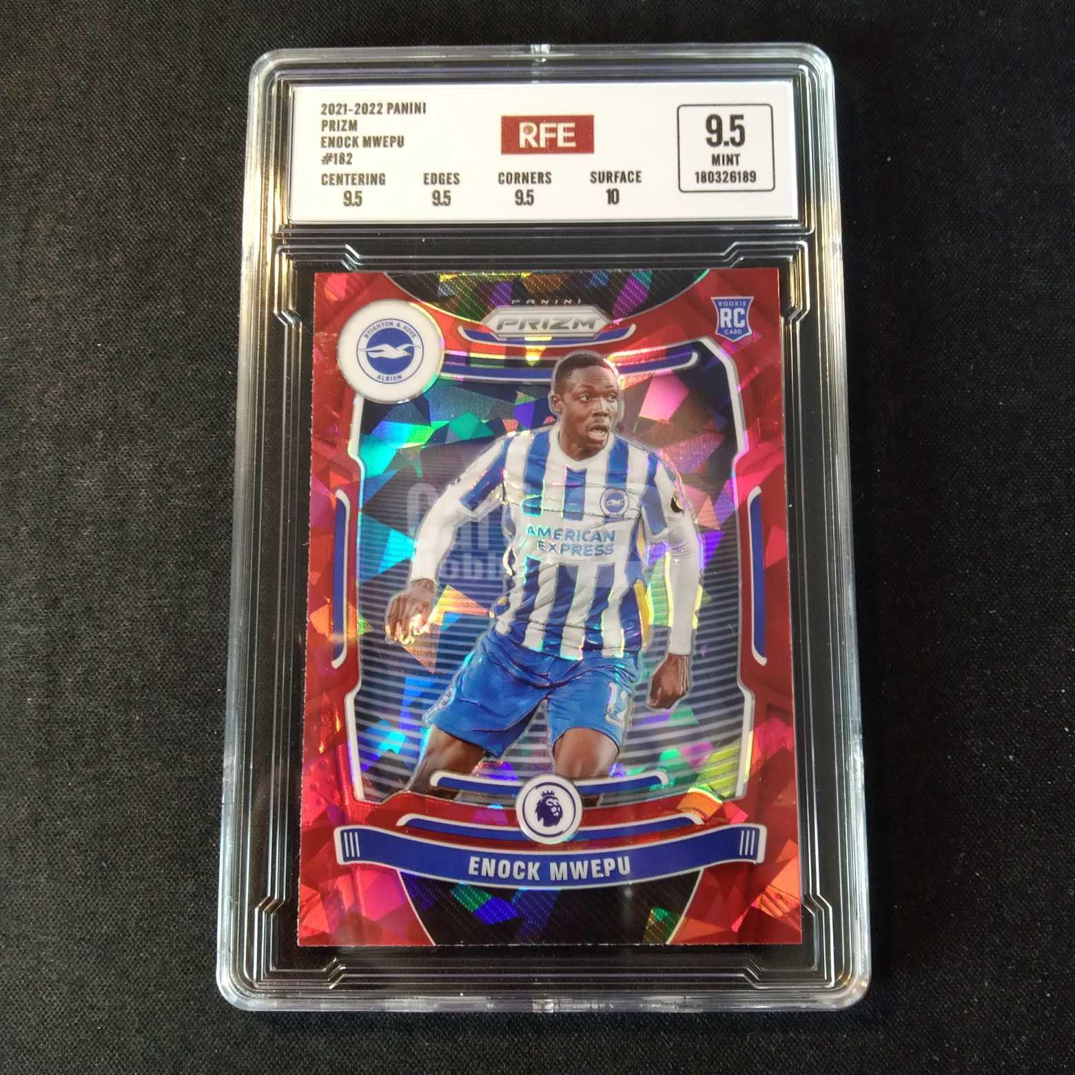 2021-22 Panini Prizm 马埃普 RC 评级卡 布莱顿 红碎冰 新秀元年 实卡精美稀有 品质保障 投资收藏必备 保值回购 详情见说明 【蓝色星球】