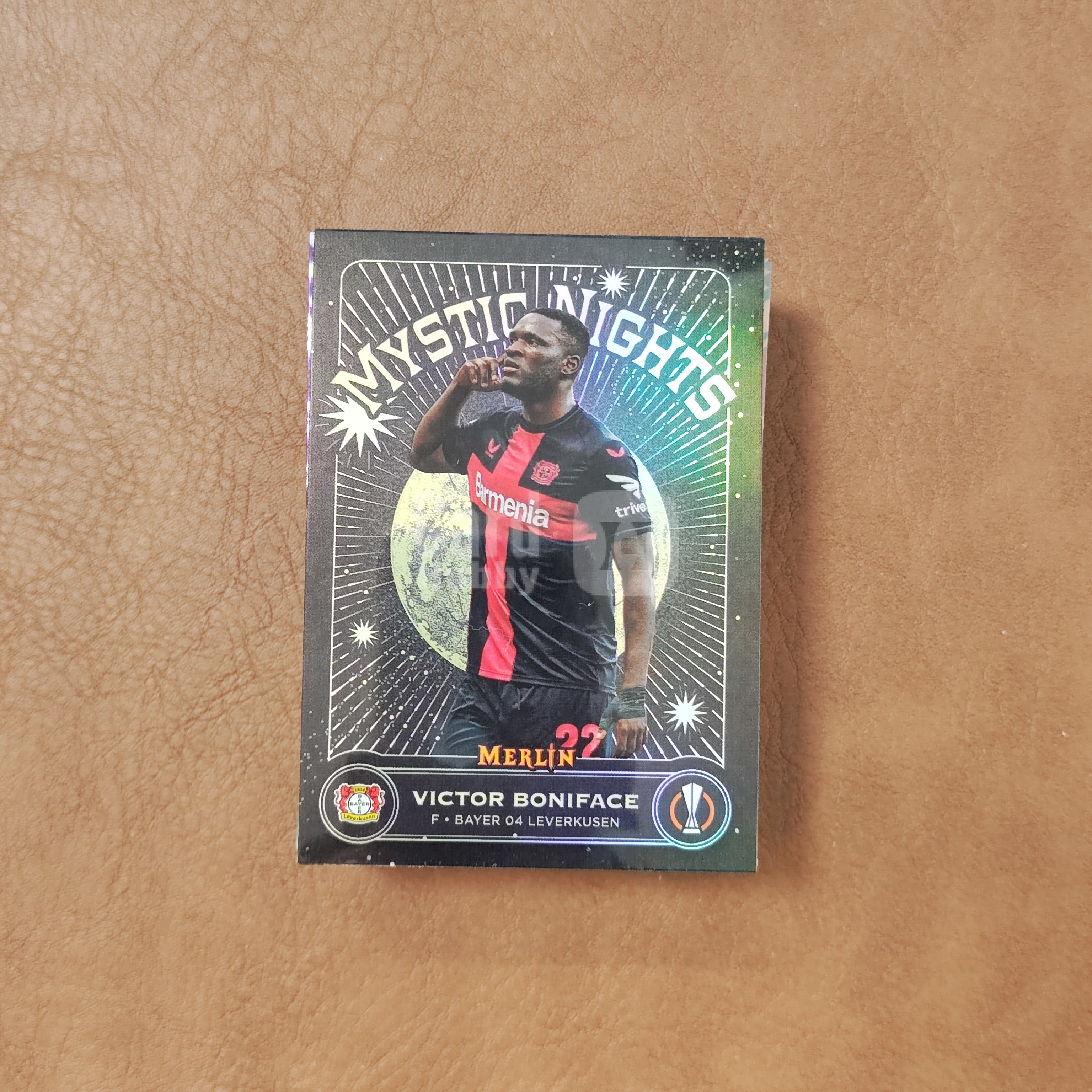 2024 【YM拍卖-代卖/回收】 topps 折射 Victor Boniface 维克托 博尼法斯 勒沃库森  梅林TC 欧冠  特卡 银折  Y0091