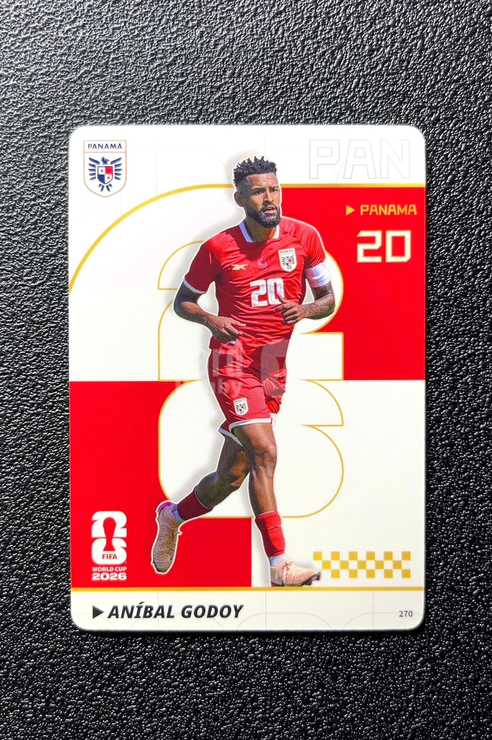 【小白1%代卖】2026 Panini 卡游世界杯 Anibal Godoy 阿尼巴尔·戈多伊 卡品如图 高价值 #270 Panama 巴拿马 0712