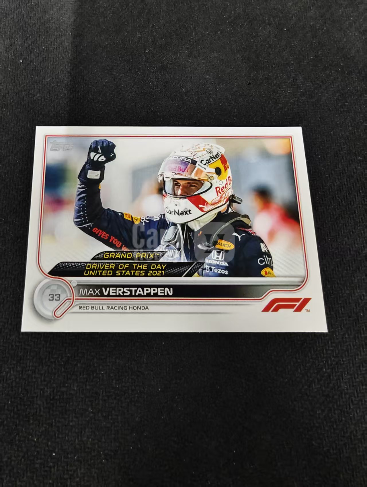 2022 Topps Chrome F1 Max Verstappen 维斯塔潘 红牛 划痕 边角瑕疵 @188
