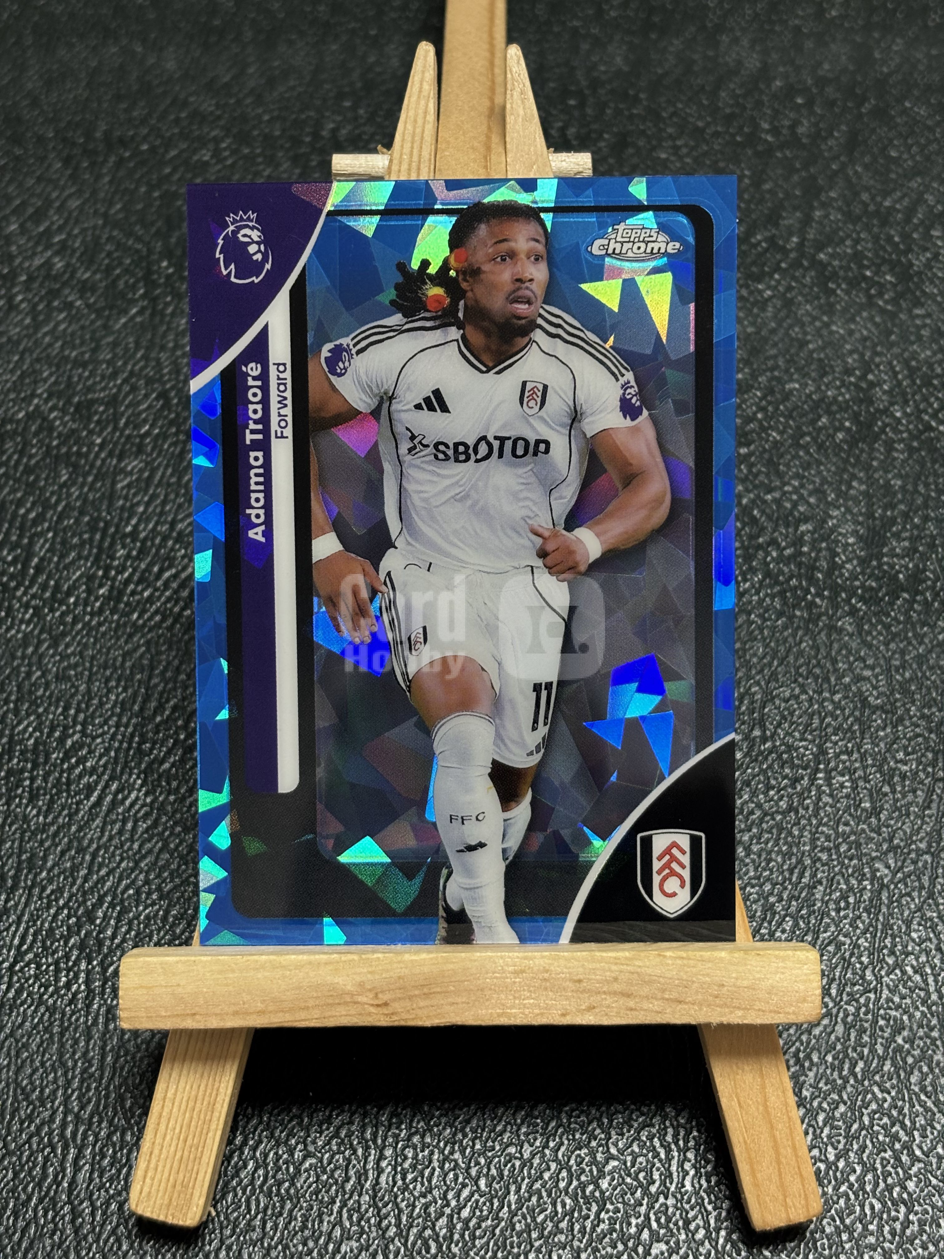 2026 Topps Chrome Adama Traoré 特拉奥雷 特劳雷 富勒姆 蓝碎冰折 蓝宝石 英超 银折 实卡精美 收藏必备 卡品如图 七七代卖 XO6
