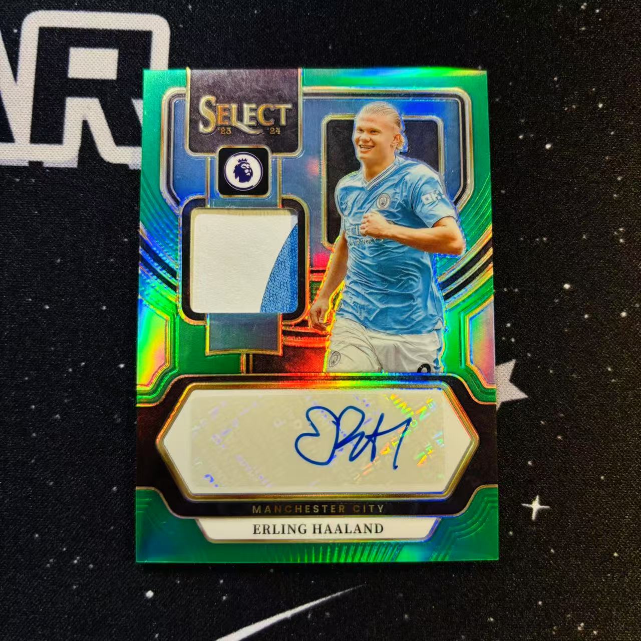 2023-24 Panini Select Erling Haaland 曼城 哈兰德 魔人布欧 4/5编 超低编 加法同背 球衣patch 物料切割 绿折 签字 轻印 洛北拍卖 姚总2702N