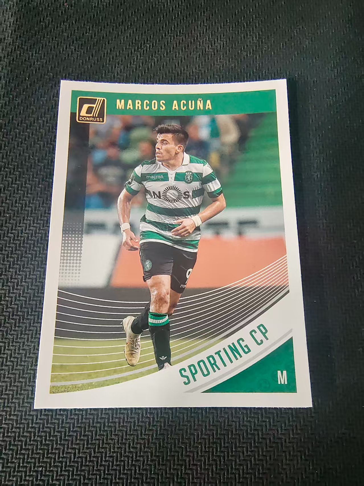 【可合并,不累计】2018-19 Panini Donruss Marcos Acuna 马科斯 阿库尼亚 阿根廷 杜蕾斯 划痕 边角瑕疵 #60
