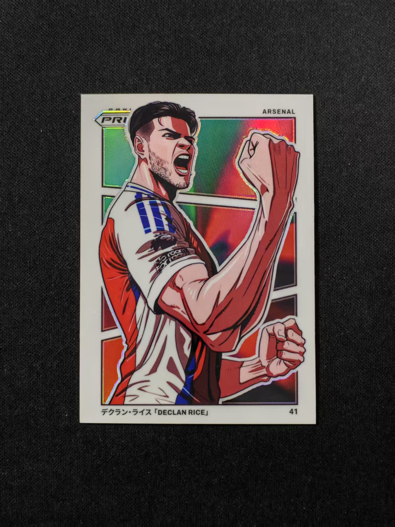 2024-25 Panini Prizm Declan Rice 【阿泽拍卖拜仁】pz系列 英超 阿森纳 赖斯 莱斯 超大比例 Manga特卡 ...