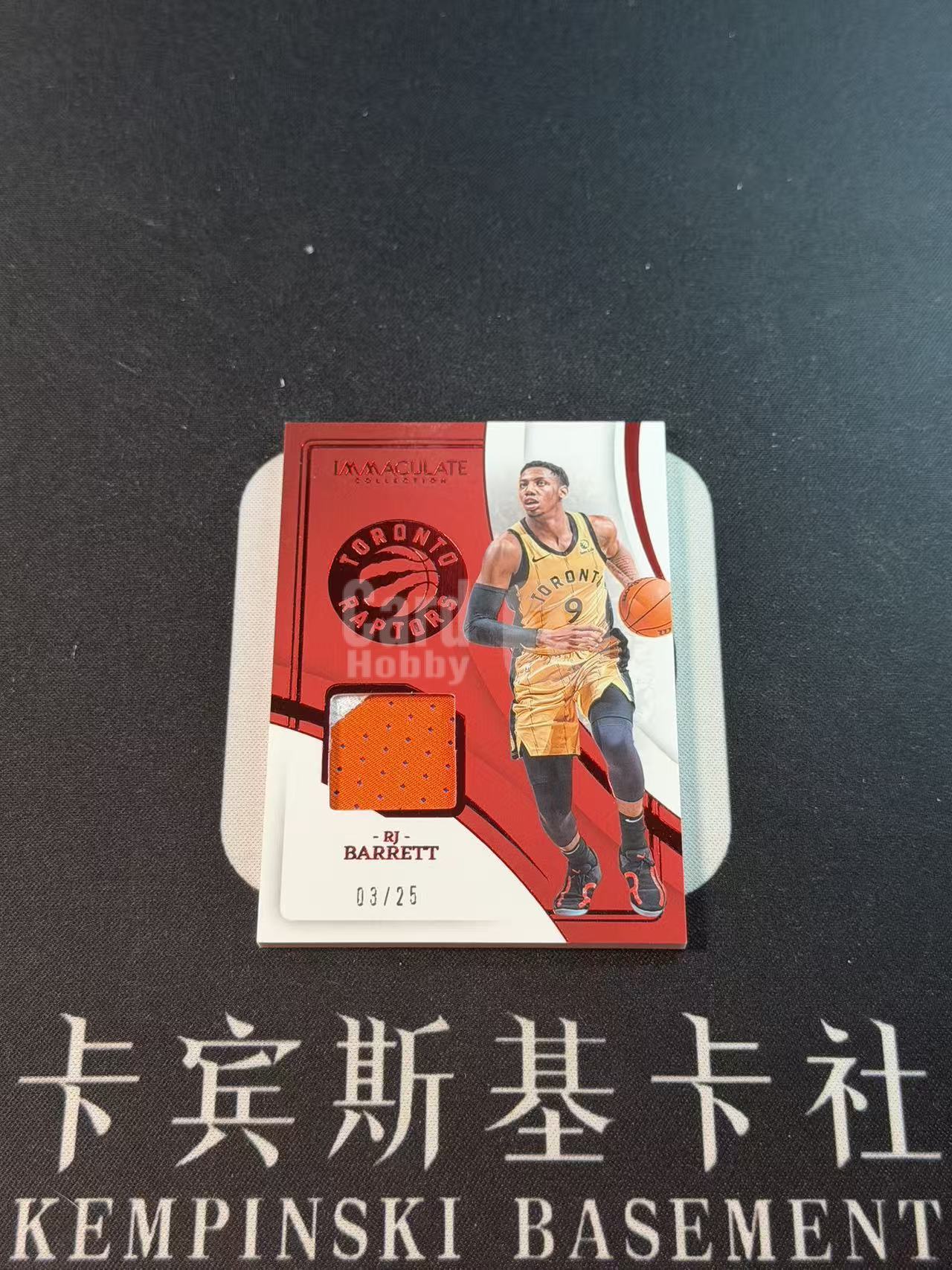 2023-24 Panini Immaculate R.J. Barrett 【卡宾】RJ 巴雷特 猛龙 IMM 25编 PATCH 落场亲穿 专收凑套必备 土狗