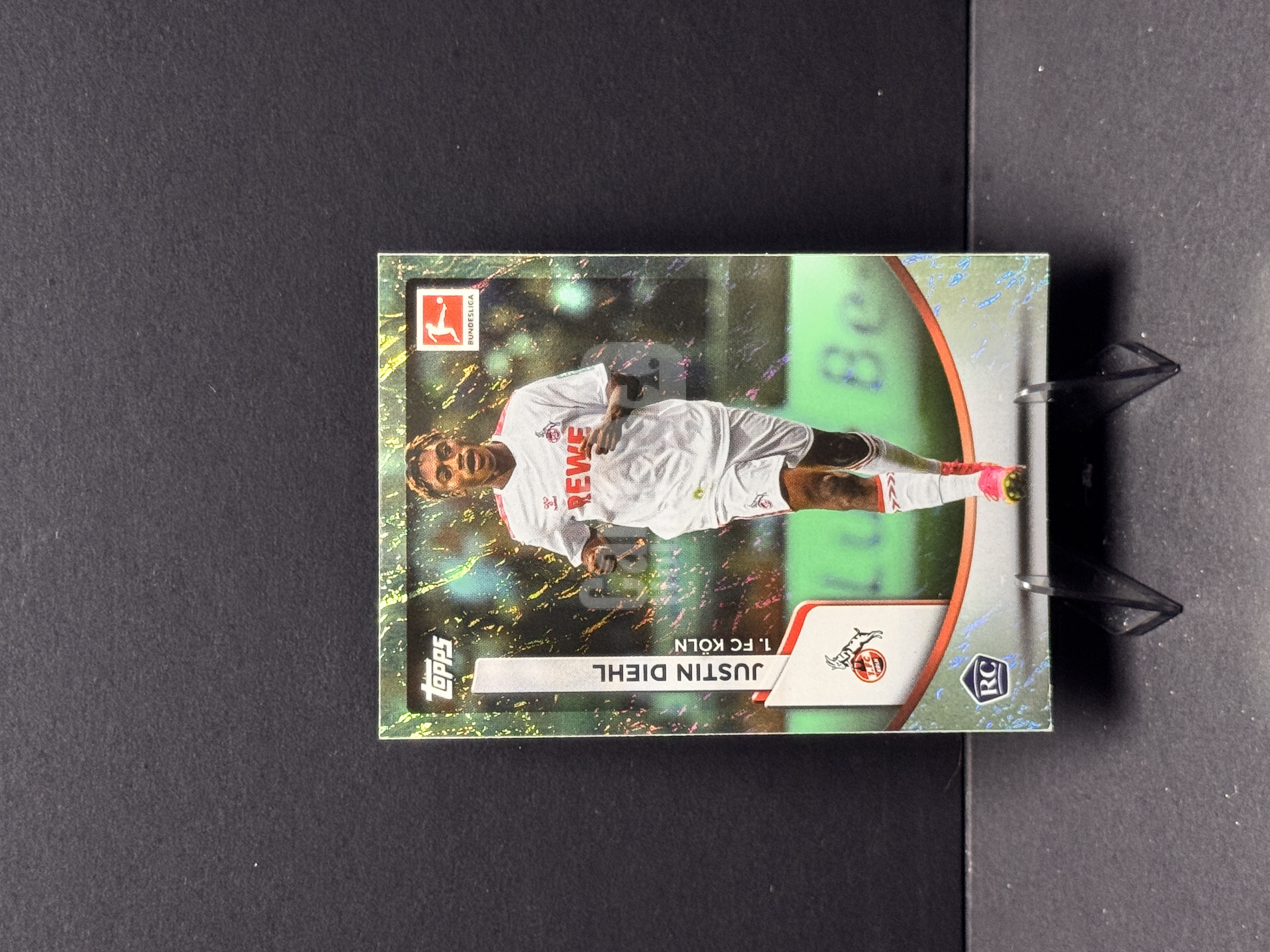 2024 Topps Bundesliga Justin Diehl RC 德甲 碧玉 贾斯汀 迪尔 科隆 德国 新秀 碧玉折 折射 实卡精美 收藏必备 卡品如图【代卖】 AD2-1