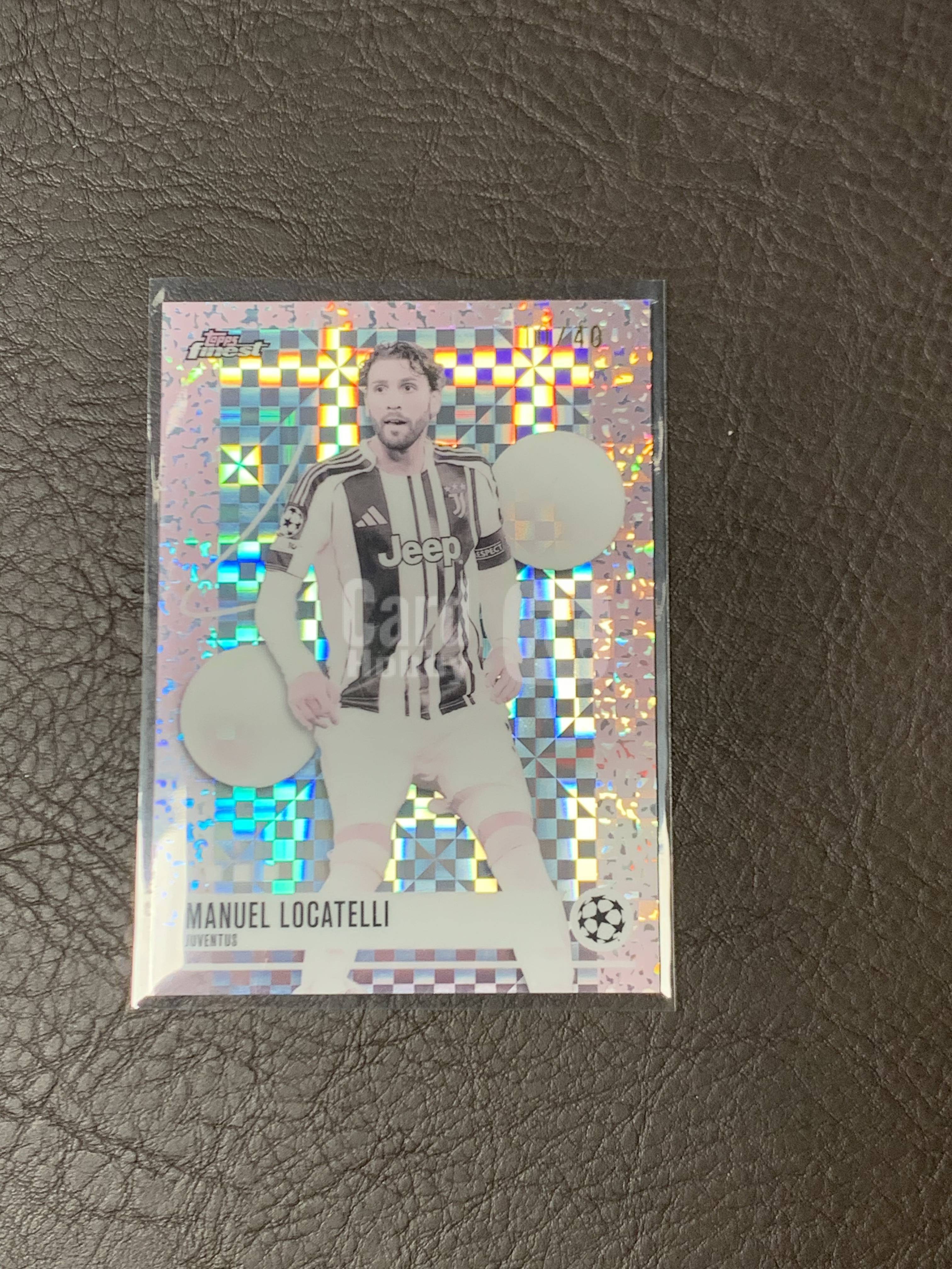 2026 Topps Finest Manuel Locatelli #349 10/40编 欧冠 低编 尤文图斯 珍珠折 稀有